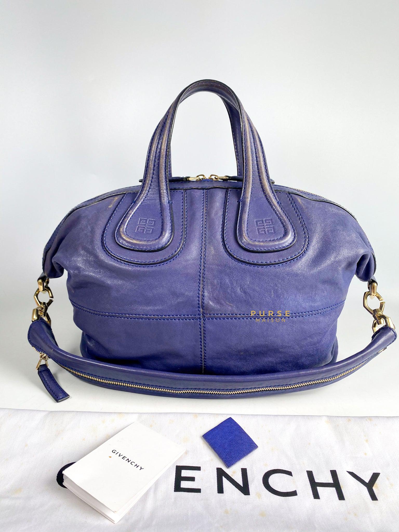 Givenchy Nightingale Blue Medium Lambskin Bag