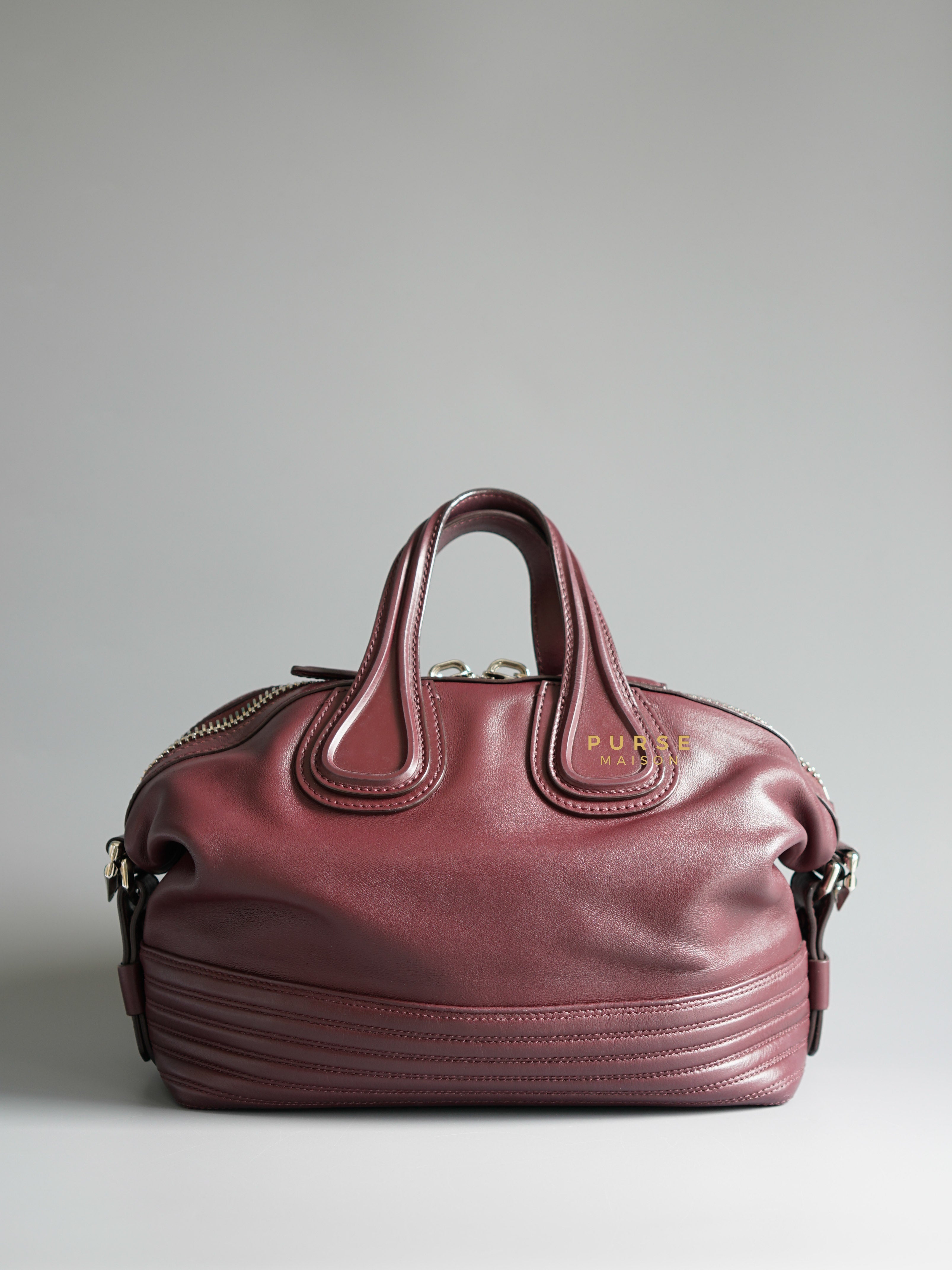 Givenchy Nightingale Maroon Small Bag | Purse Maison Luxury Bags Shop