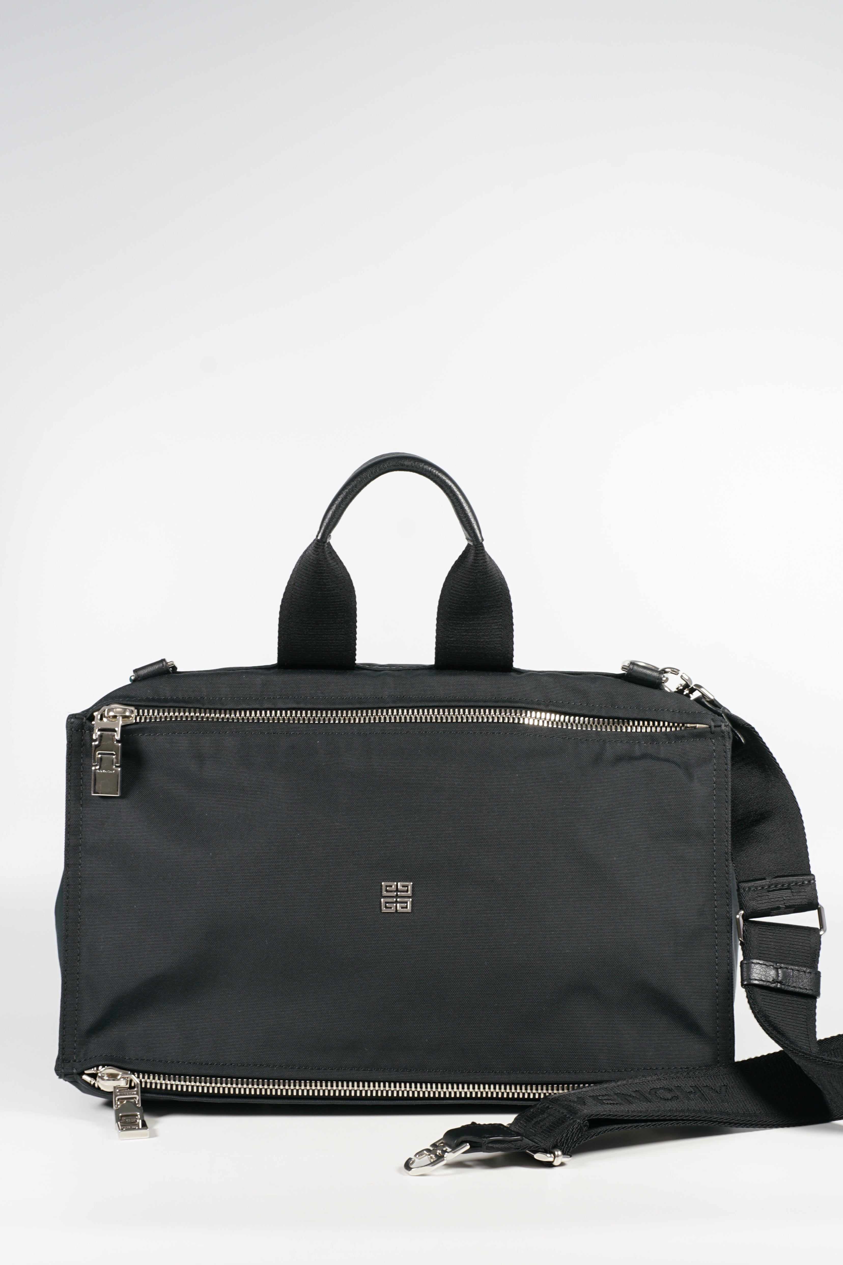 Givenchy Pandora Large in Black Nylon Body Bag