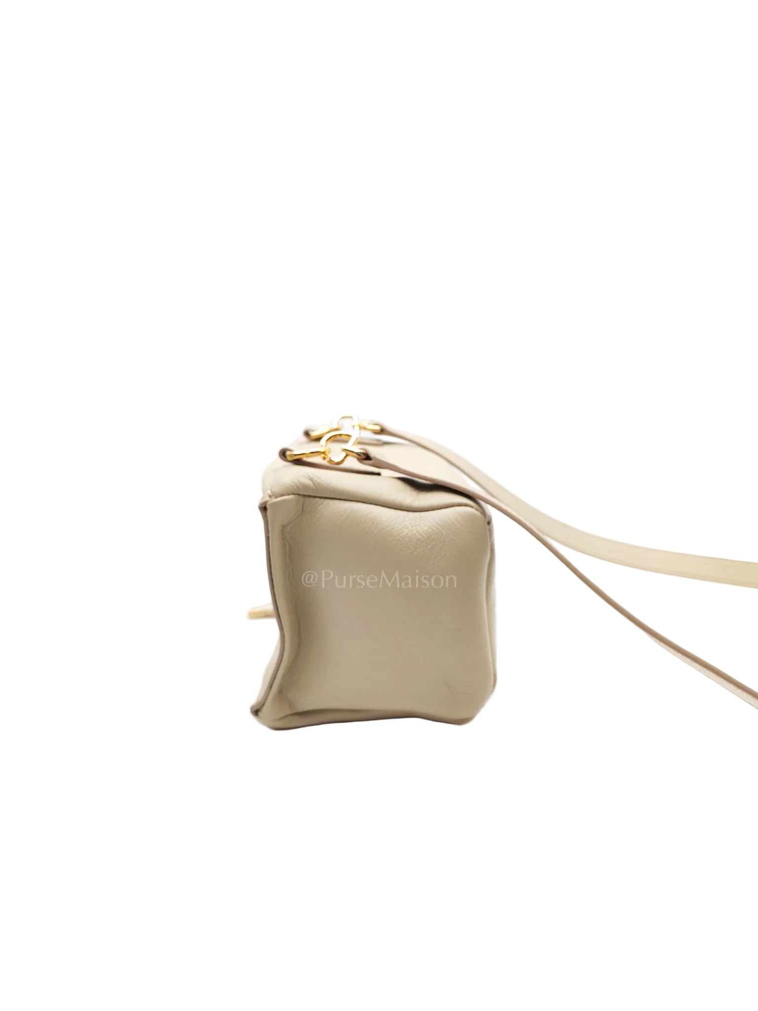 Givenchy Pandora Small in Natural Beige Grained Calfskin Leather Gold Hardware | Purse Maison Luxury Bags Shop