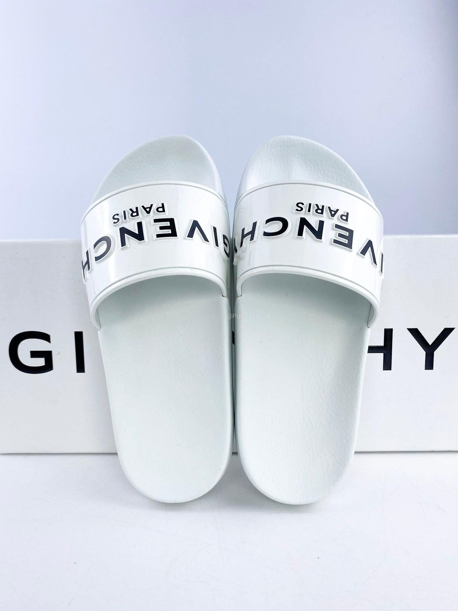 Givenchy pool slides discount sale