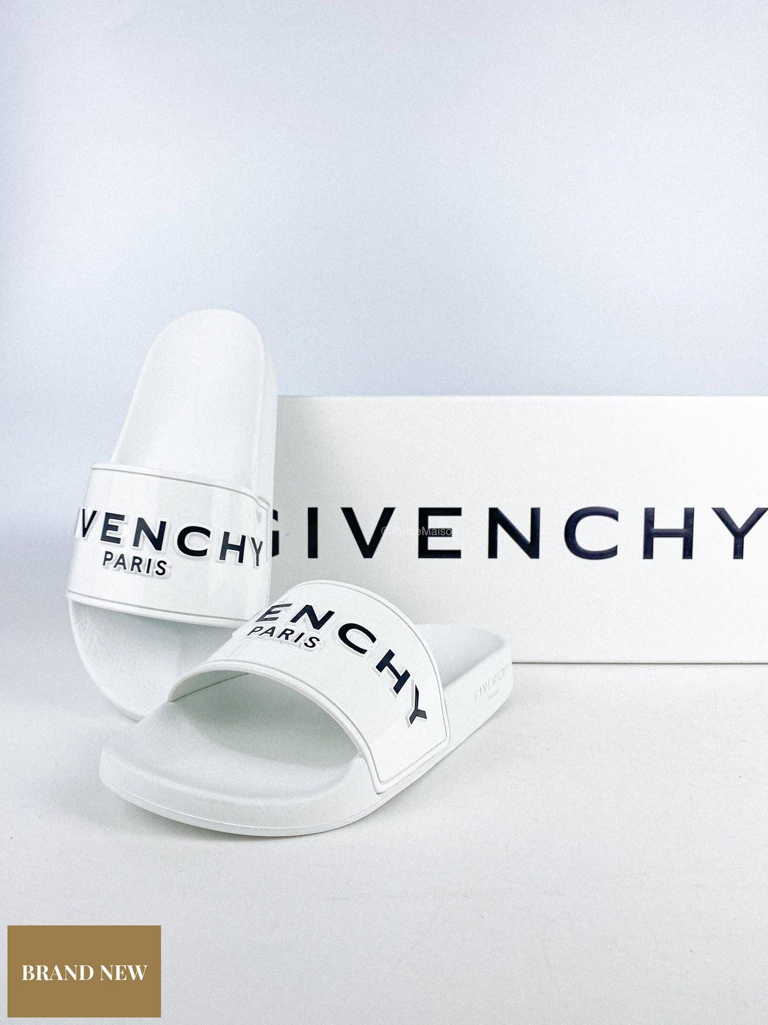Givenchy White Pool Slides Size 35EU (22cm)