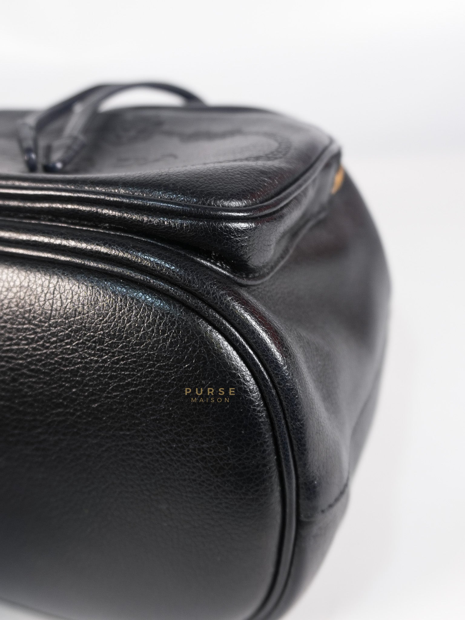 Glace Calfskin Embossed Sacchiello Bucket Bag | Purse Maison Luxury Bags Shop