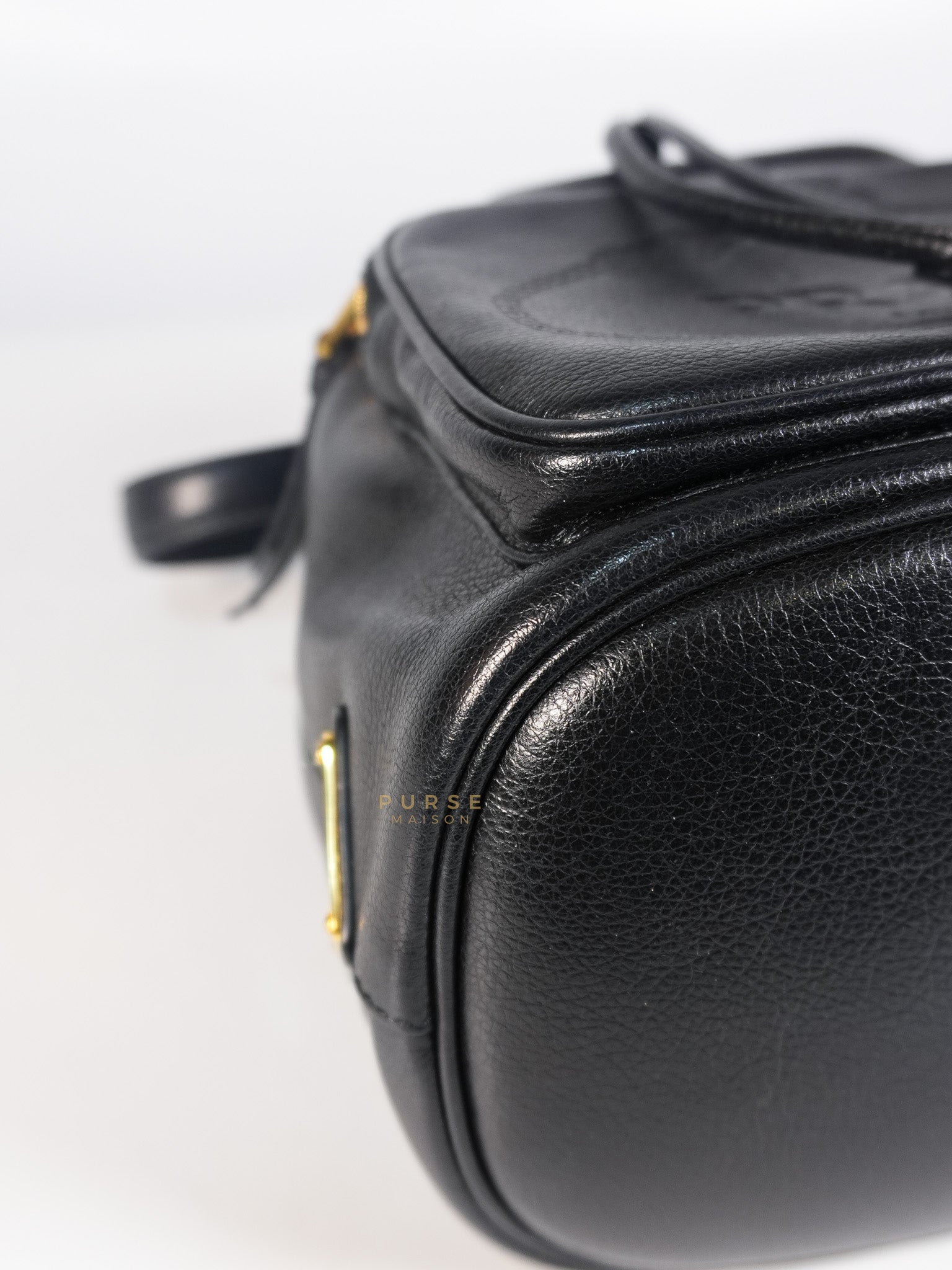Glace Calfskin Embossed Sacchiello Bucket Bag | Purse Maison Luxury Bags Shop