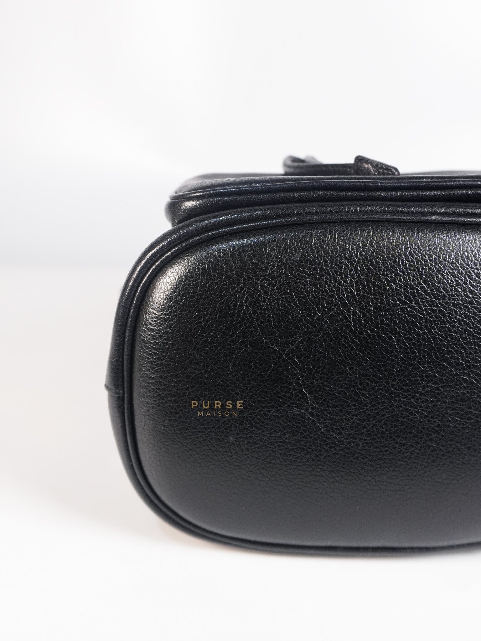 Glace Calfskin Embossed Sacchiello Bucket Bag | Purse Maison Luxury Bags Shop