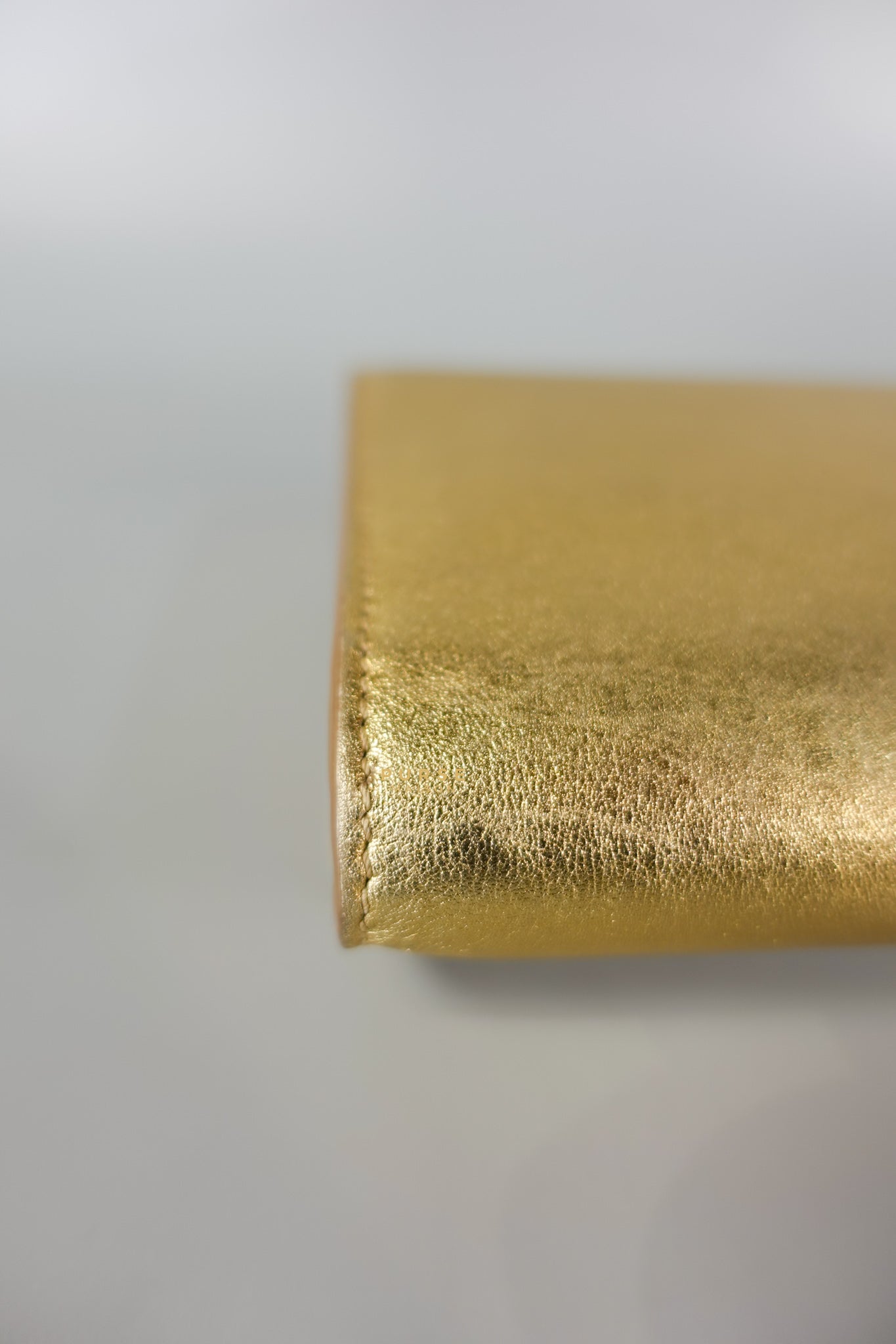 Gold Leather Louise Clutch Bag | Purse Maison Luxury Bags Shop