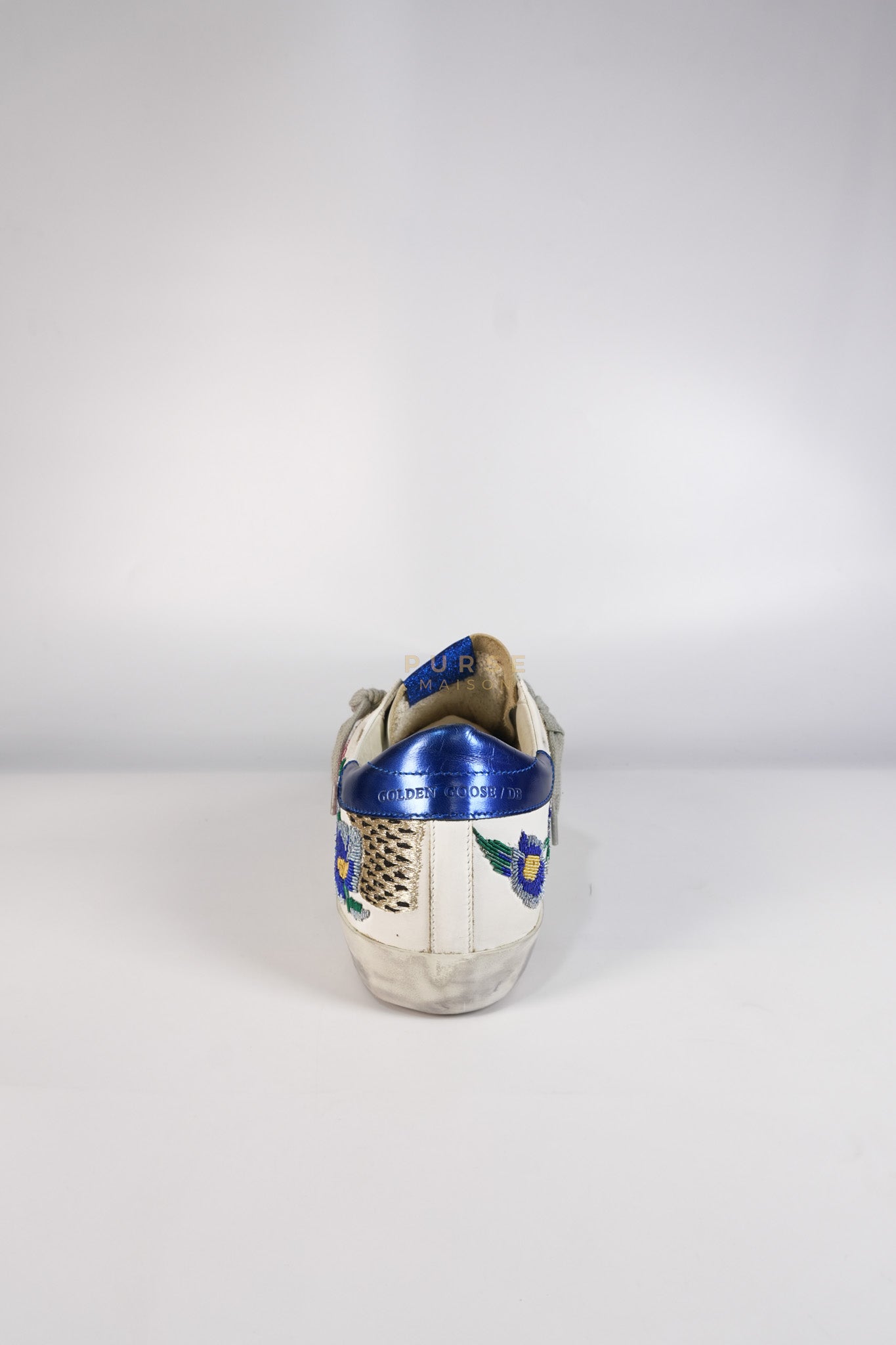 Super-Star Classic Suede Toe Leather Quarter Glitter (White/Ice/Gold/Black Sneakers Size 40 (25cm) | Purse Maison Luxury Bags Shop