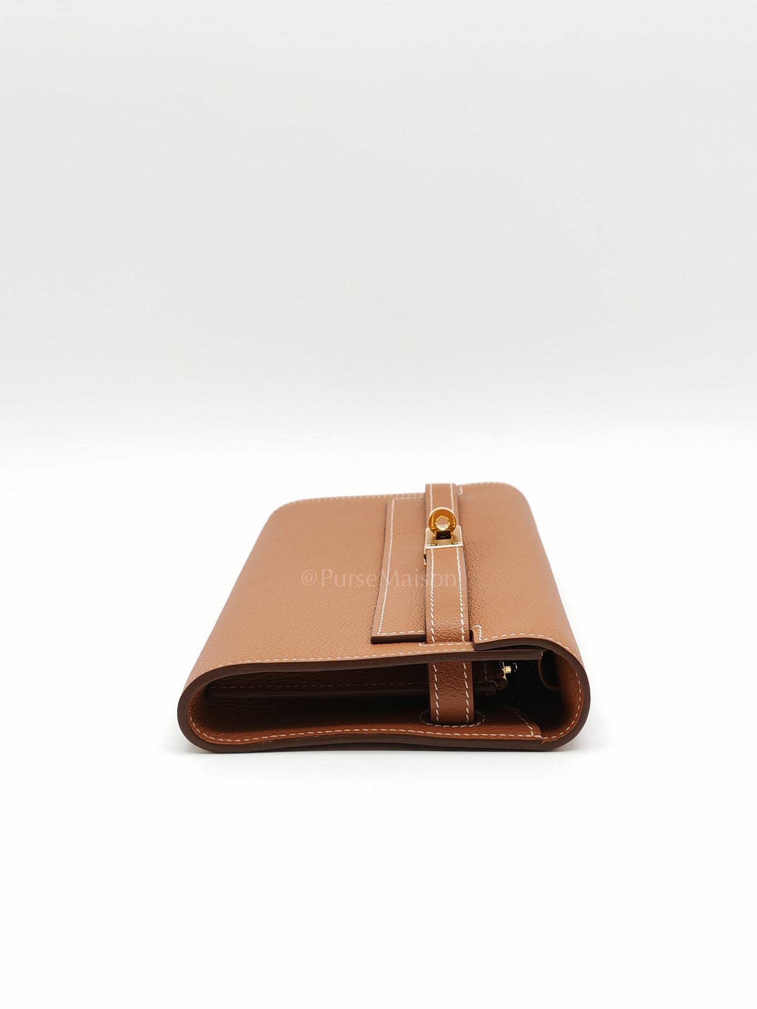 Kelly To Go Dual Strap in Gold Evercolor Leather & Gold Hardware Stamp B(2023)