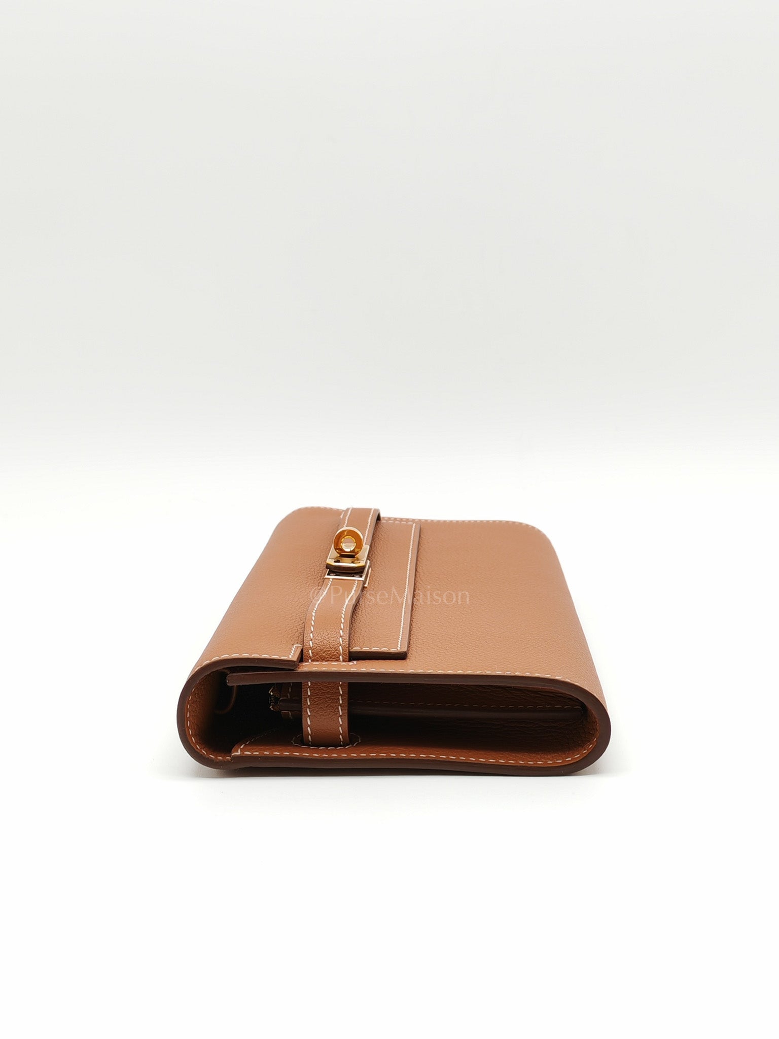 Kelly To Go Dual Strap in Gold Evercolor Leather & Gold Hardware Stamp B(2023)