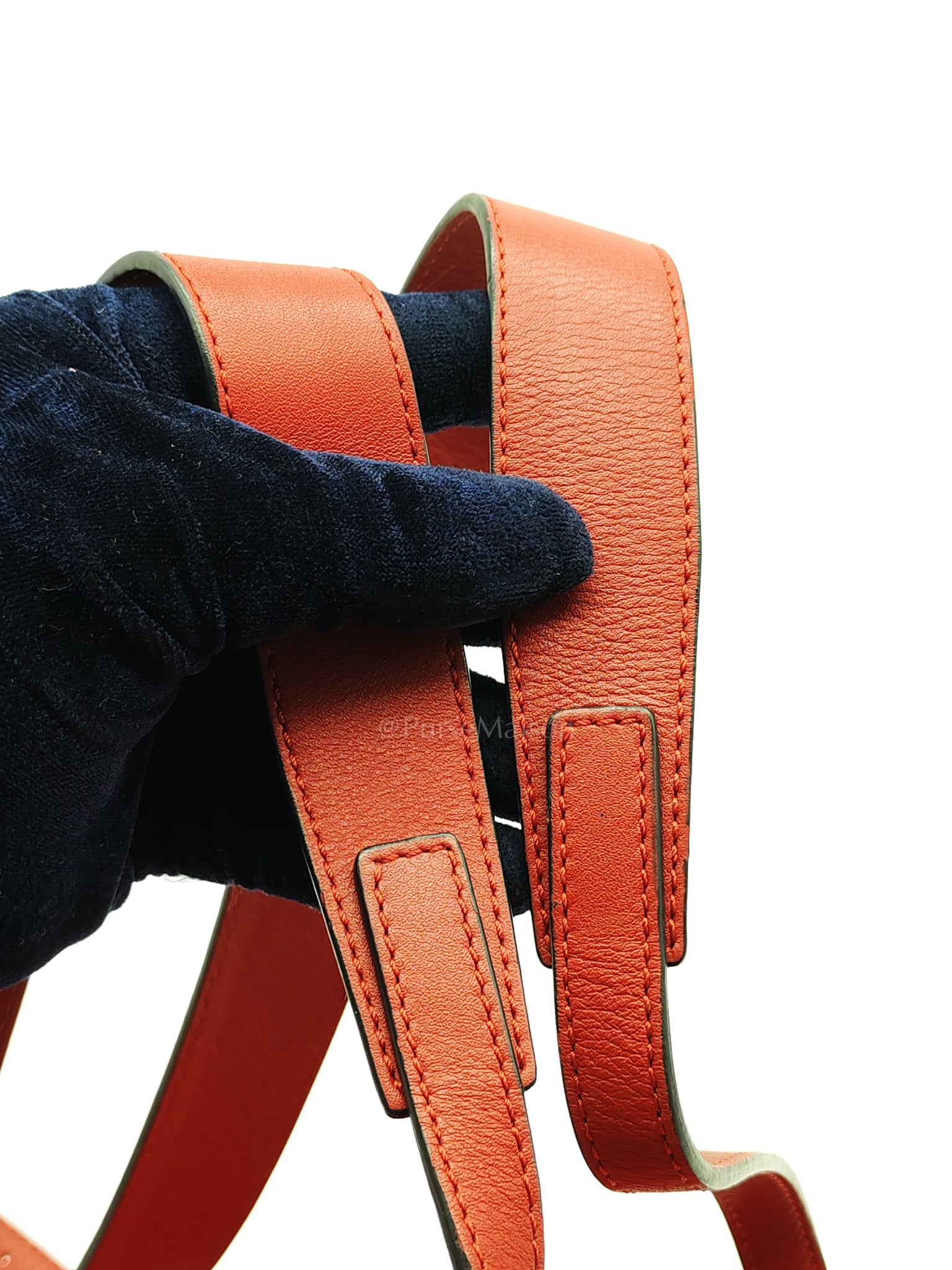 Goya in Red Grained Calfskin Leather Backpack | Purse Maison Luxury Bags Shop