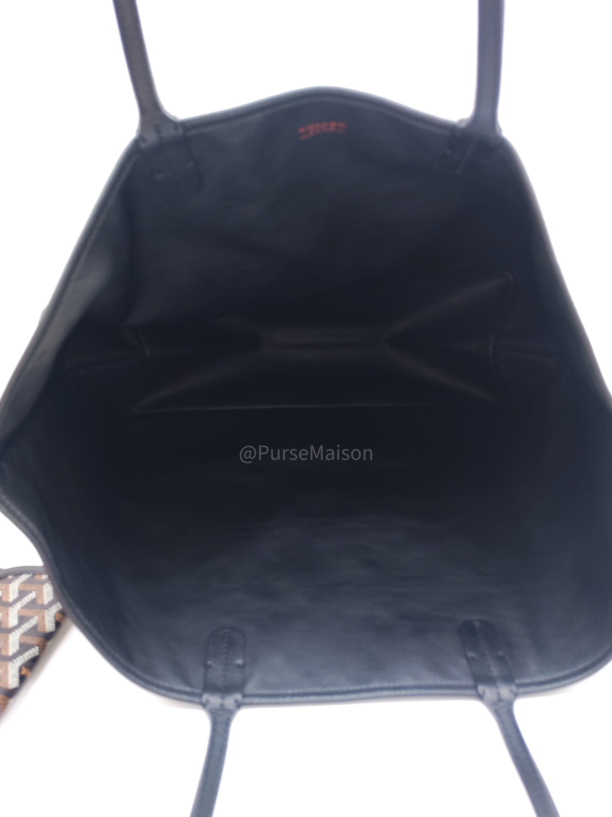 Goyard Anjou Tote Bag PM in Noir/Black Goyardine Canvas | Purse Maison Luxury Bags Shop