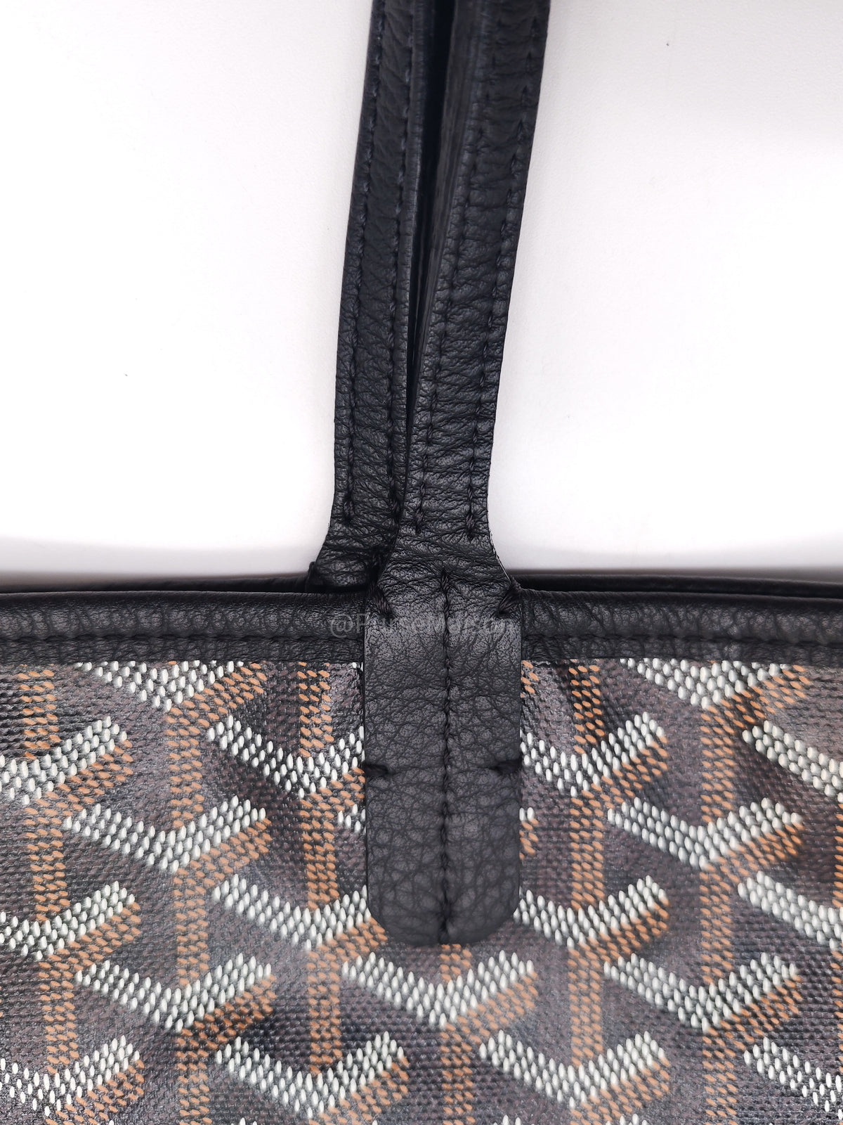 Goyard Anjou Tote Bag PM in Noir/Black Goyardine Canvas | Purse Maison Luxury Bags Shop