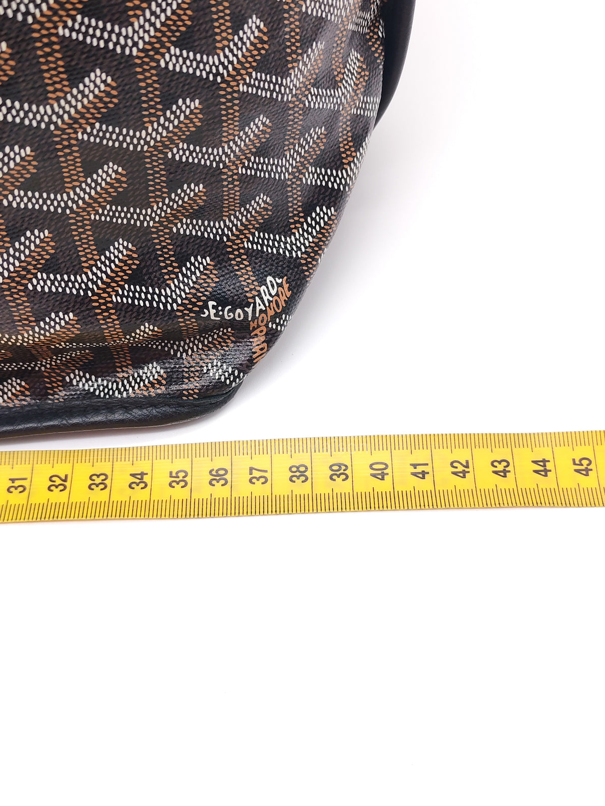 Goyard Anjou Tote Bag PM in Noir/Black Goyardine Canvas | Purse Maison Luxury Bags Shop