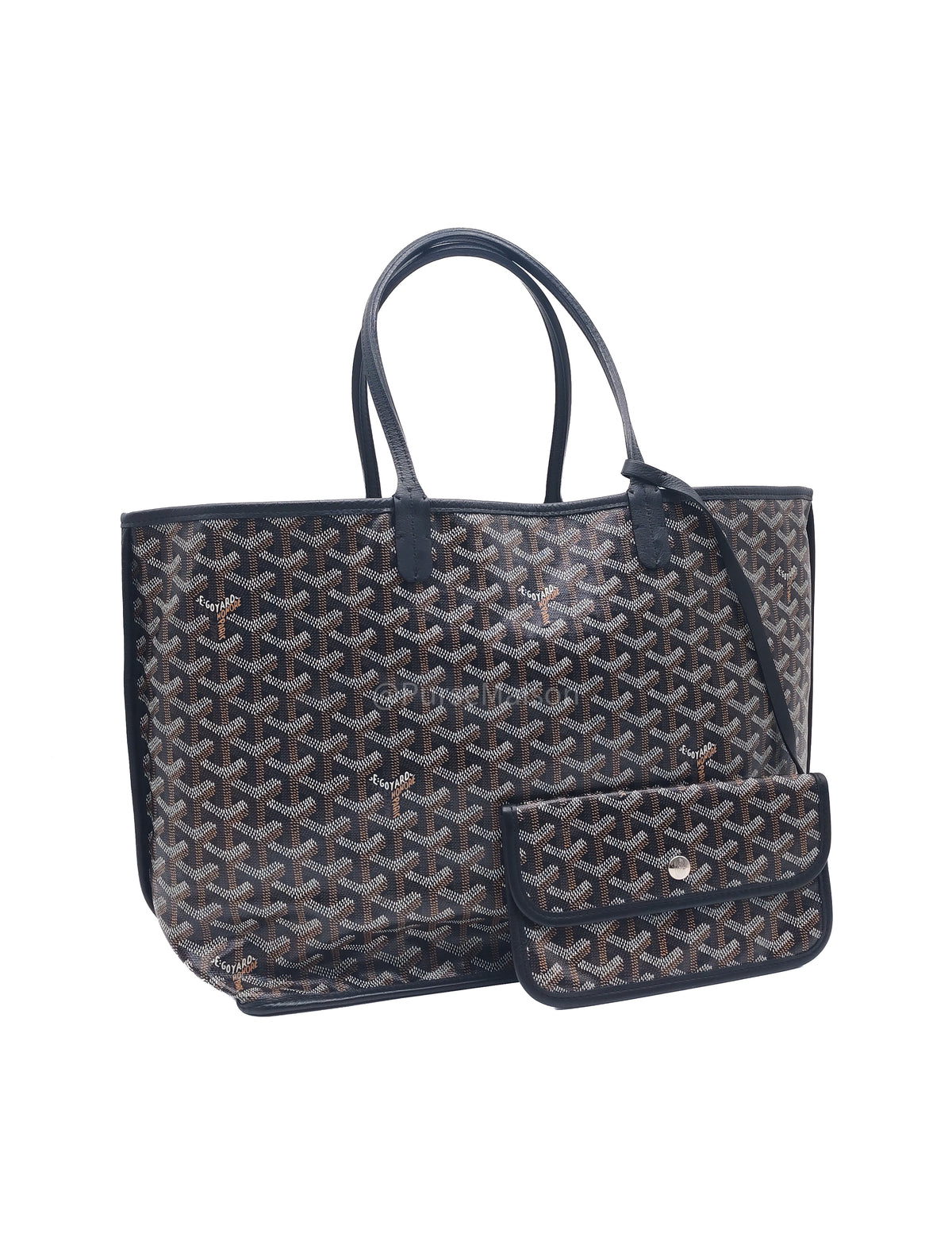 Goyard Anjou Tote Bag PM in Noir/Black Goyardine Canvas | Purse Maison Luxury Bags Shop