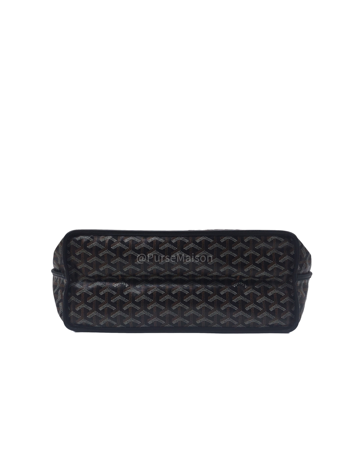 Goyard Anjou Tote Bag PM in Noir/Black Goyardine Canvas | Purse Maison Luxury Bags Shop