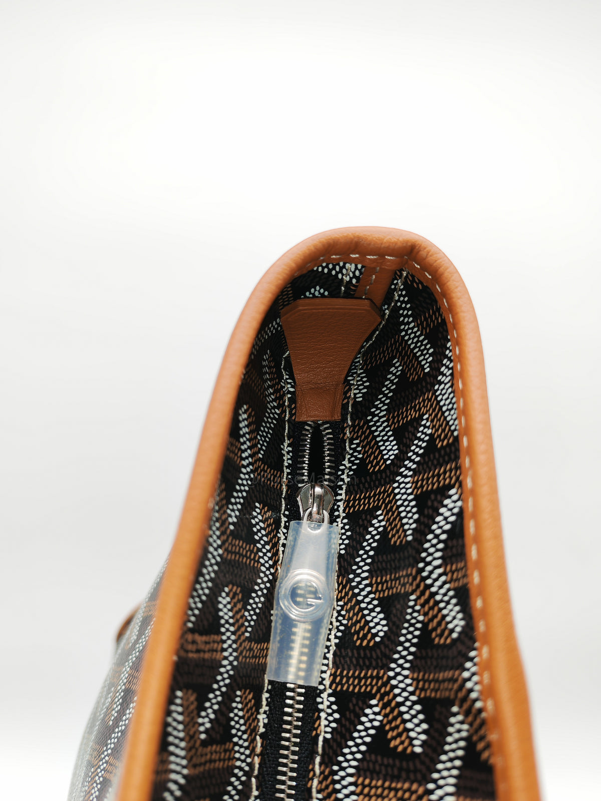Goyard Artois PM in Black/Tan Goyardine Canvas | Purse Maison Luxury Bags Shop