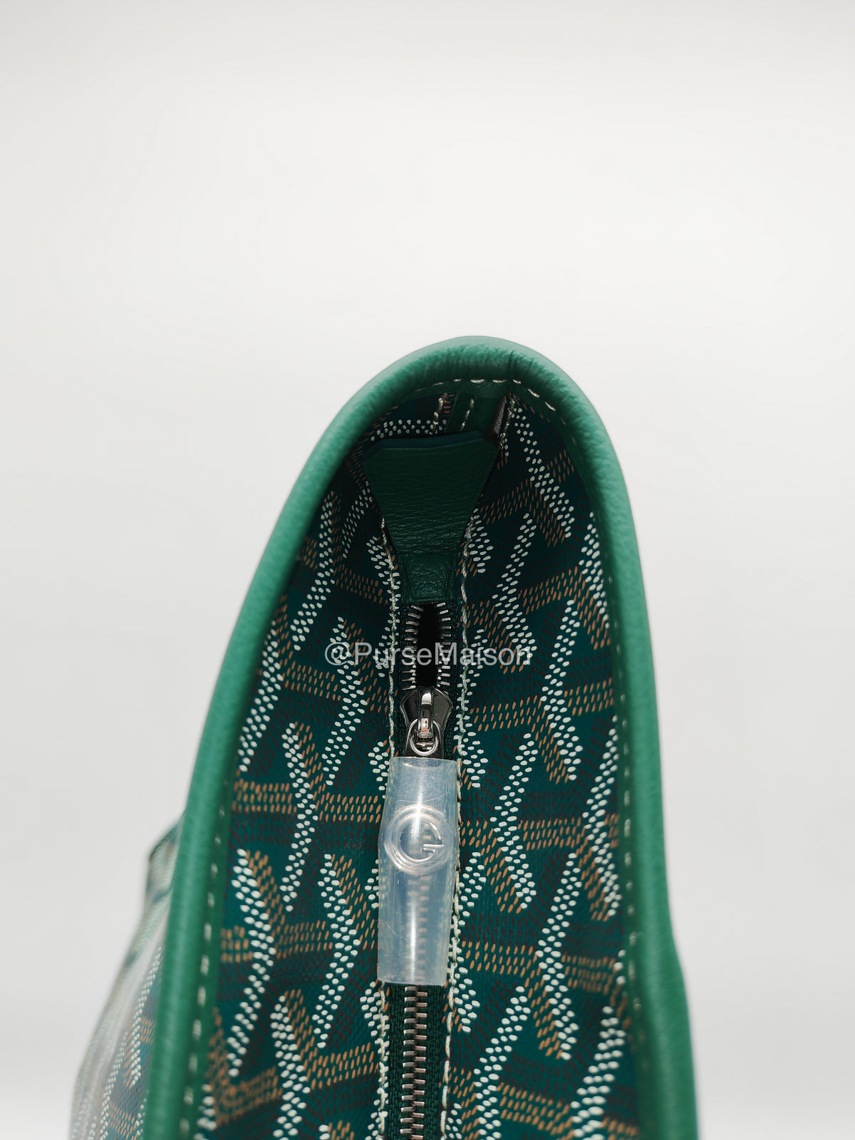Goyard Artois PM in Green Goyadine Canvas | Purse Maison Luxury Bags Shop