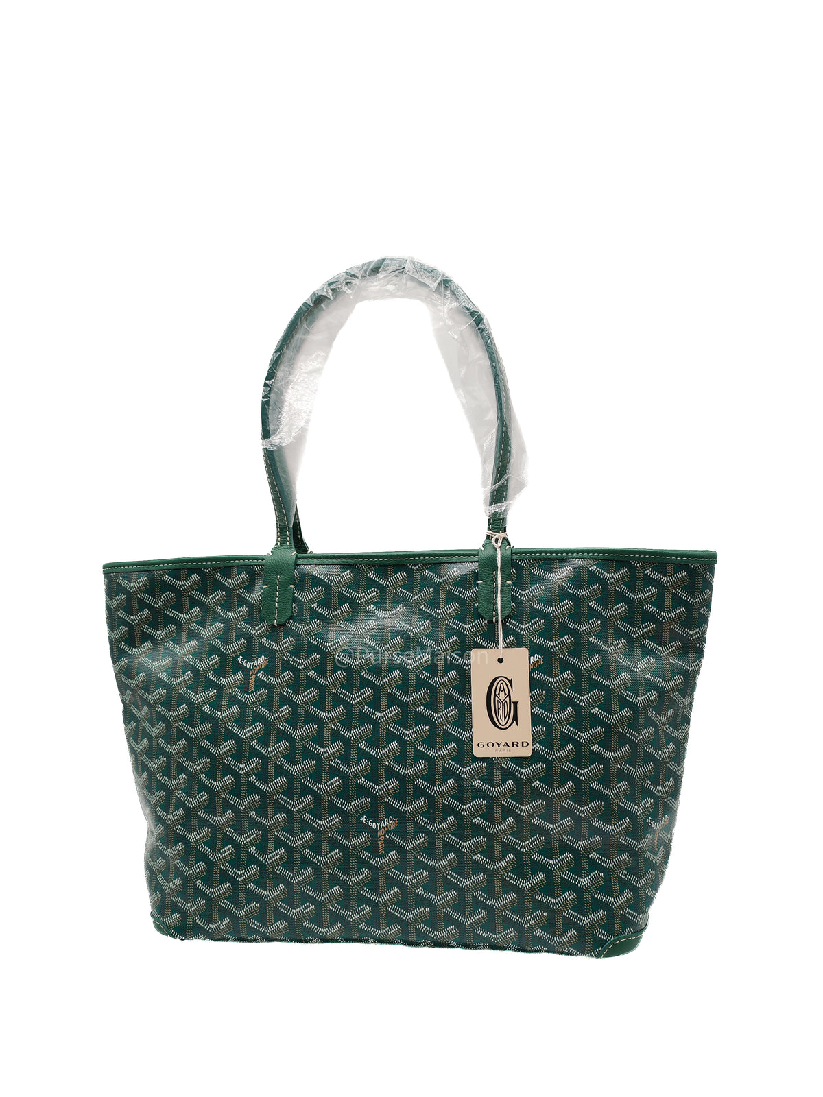 Goyard Artois PM in Green Goyadine Canvas | Purse Maison Luxury Bags Shop