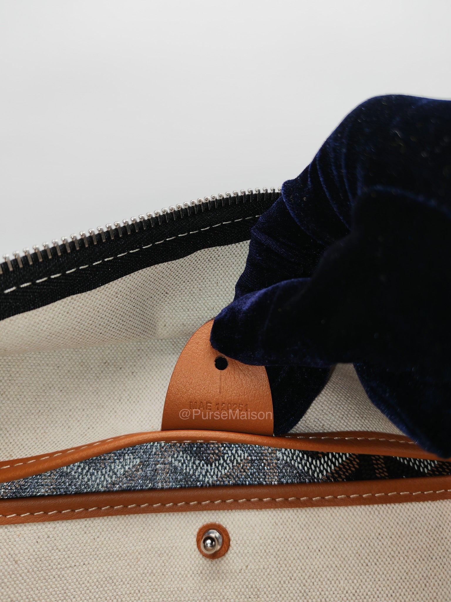 Goyard Artois Tote Bag MM in Black & Tan Goyardine Canvas | Purse Maison Luxury Bags Shop