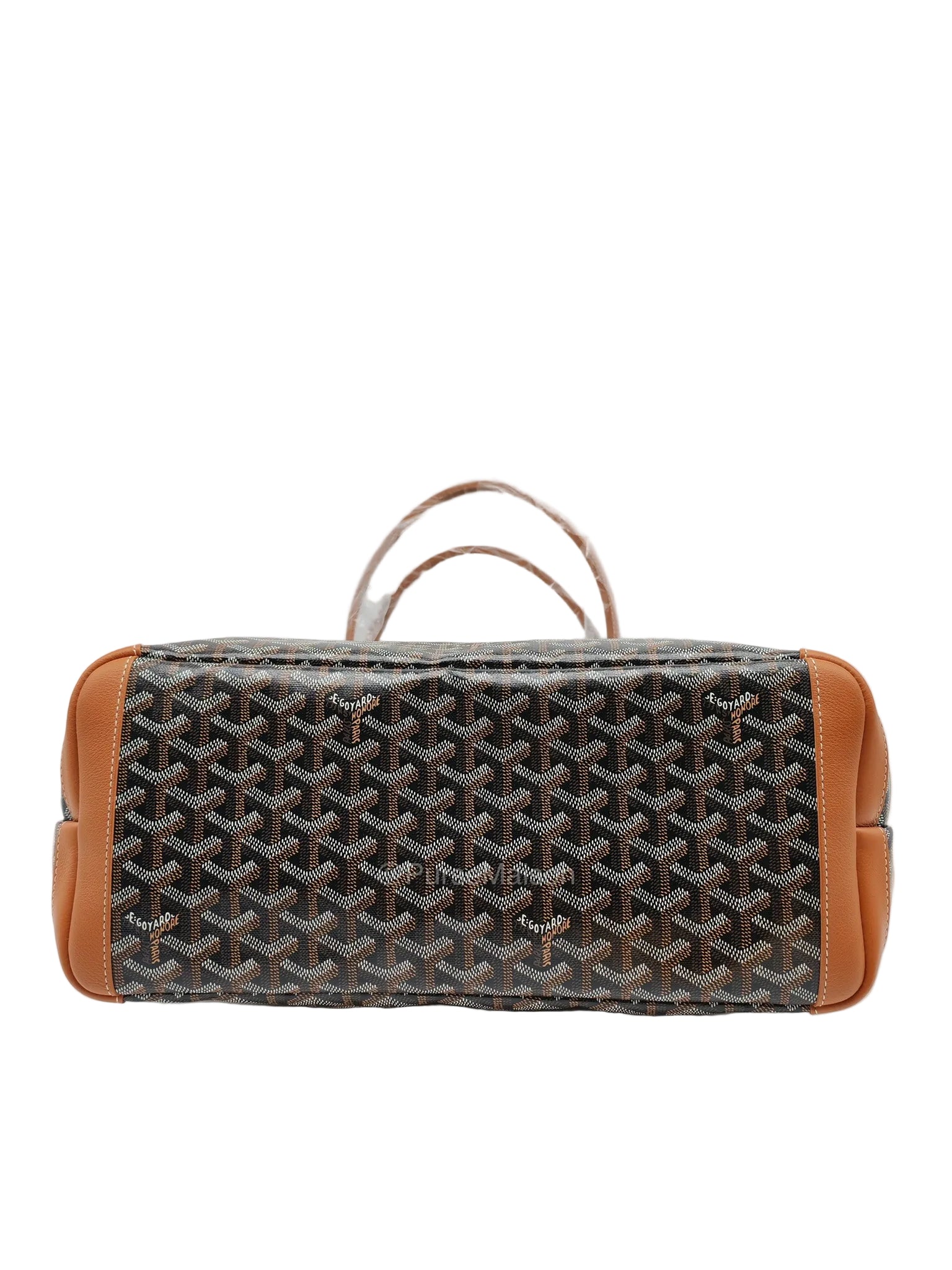 Goyard Artois Tote Bag MM in Black & Tan Goyardine Canvas | Purse Maison Luxury Bags Shop