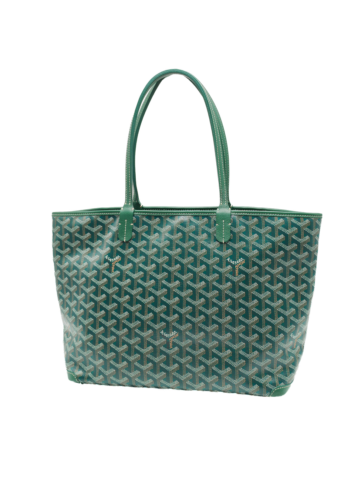 Goyard Artois Tote Bag PM in Green Goyardine Canvas | Purse Maison Luxury Bags Shop