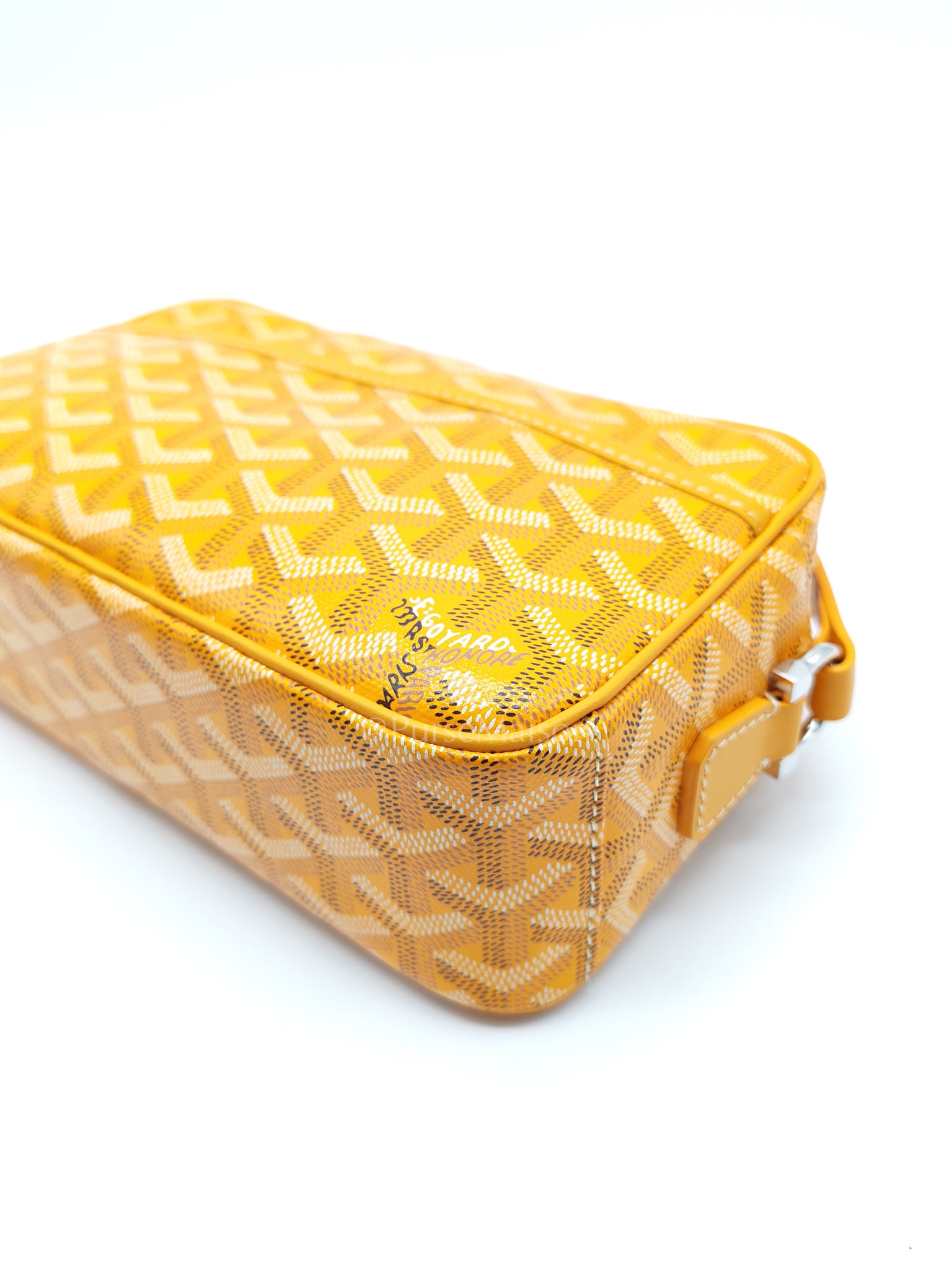 Cap Vert PM in Yellow Goyardine Canvas Crossbody Bag | Purse Maison Luxury Bags Shop
