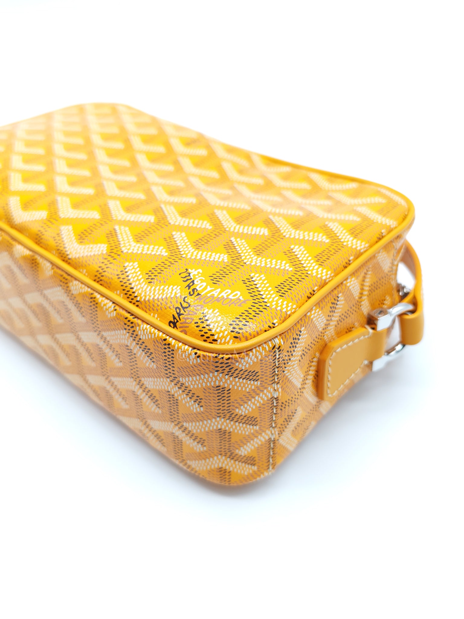 Cap Vert PM in Yellow Goyardine Canvas Crossbody Bag | Purse Maison Luxury Bags Shop