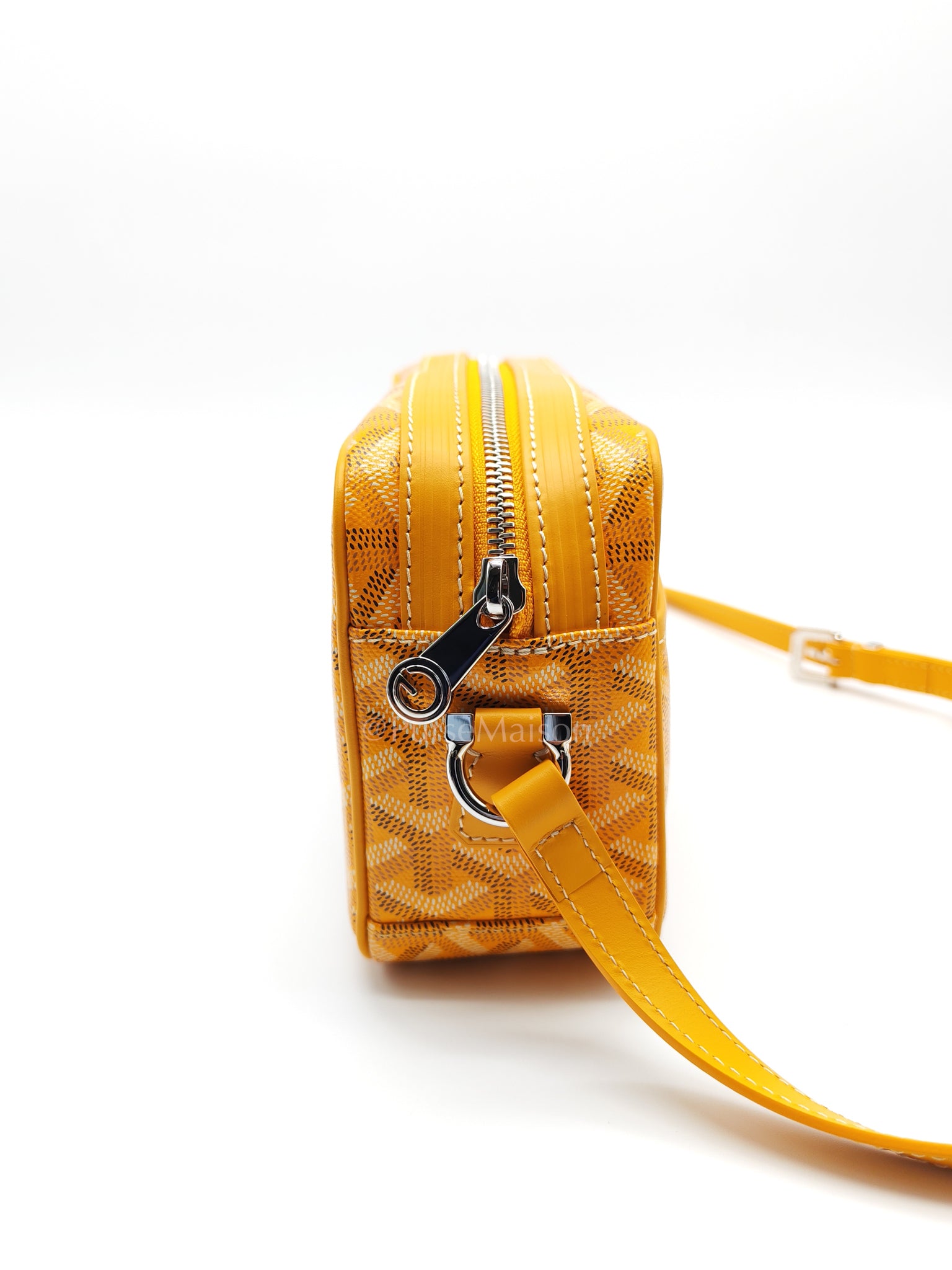Cap Vert PM in Yellow Goyardine Canvas Crossbody Bag | Purse Maison Luxury Bags Shop