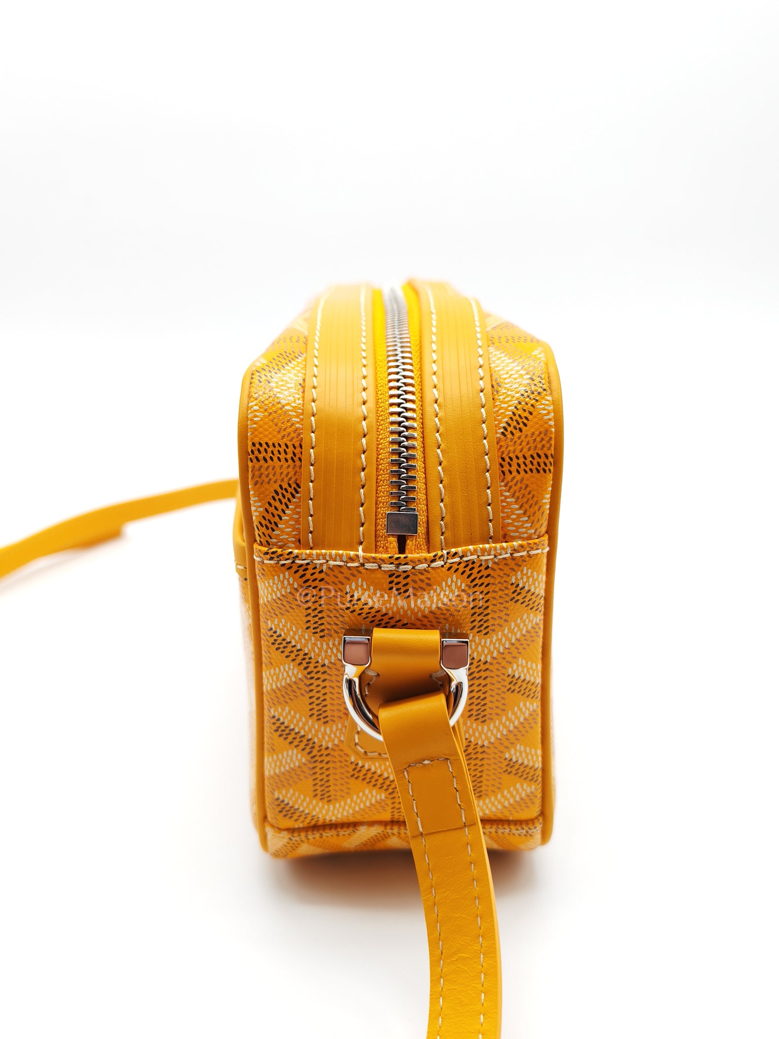 Cap Vert PM in Yellow Goyardine Canvas Crossbody Bag | Purse Maison Luxury Bags Shop
