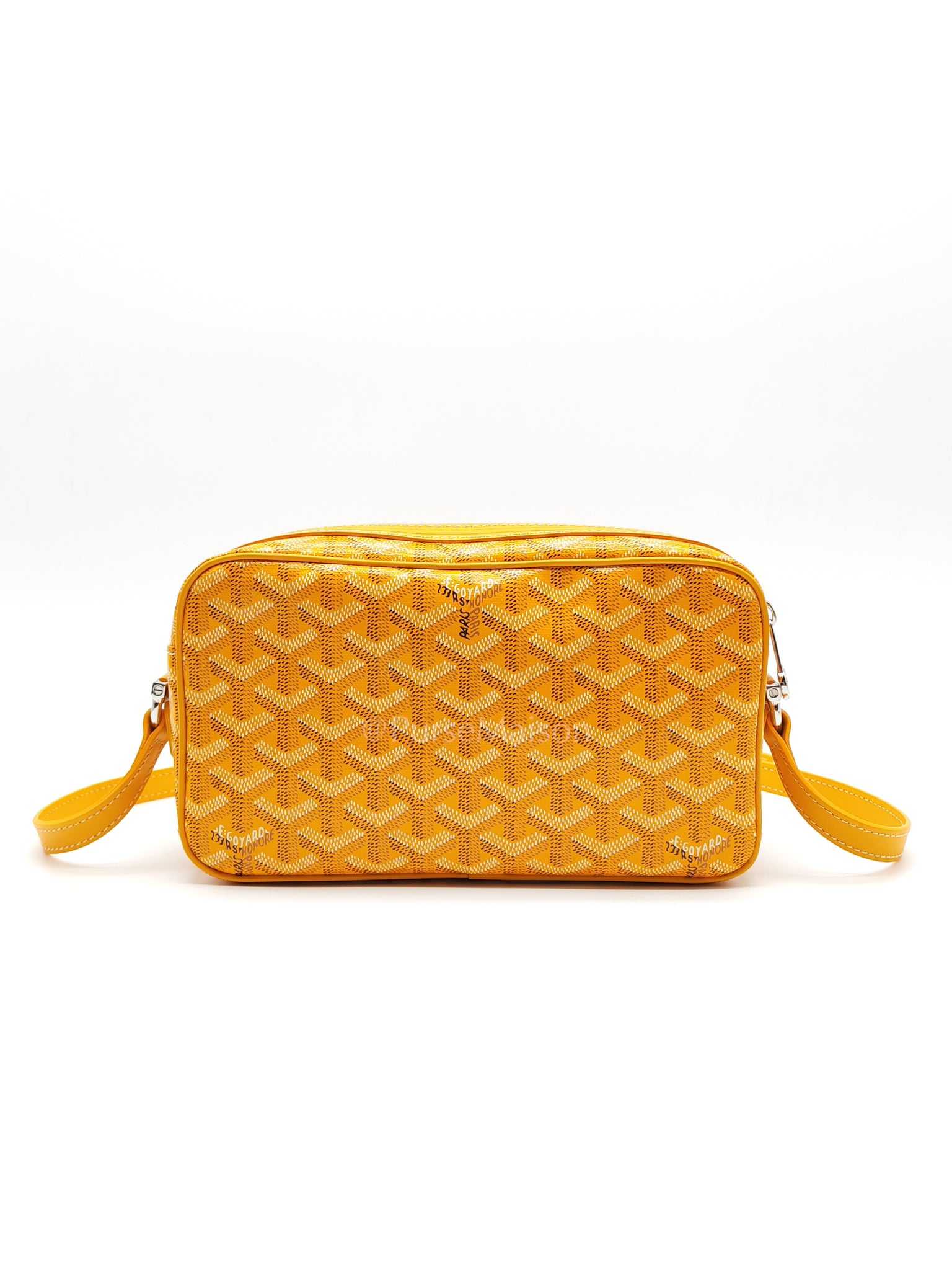 Cap Vert PM in Yellow Goyardine Canvas Crossbody Bag | Purse Maison Luxury Bags Shop