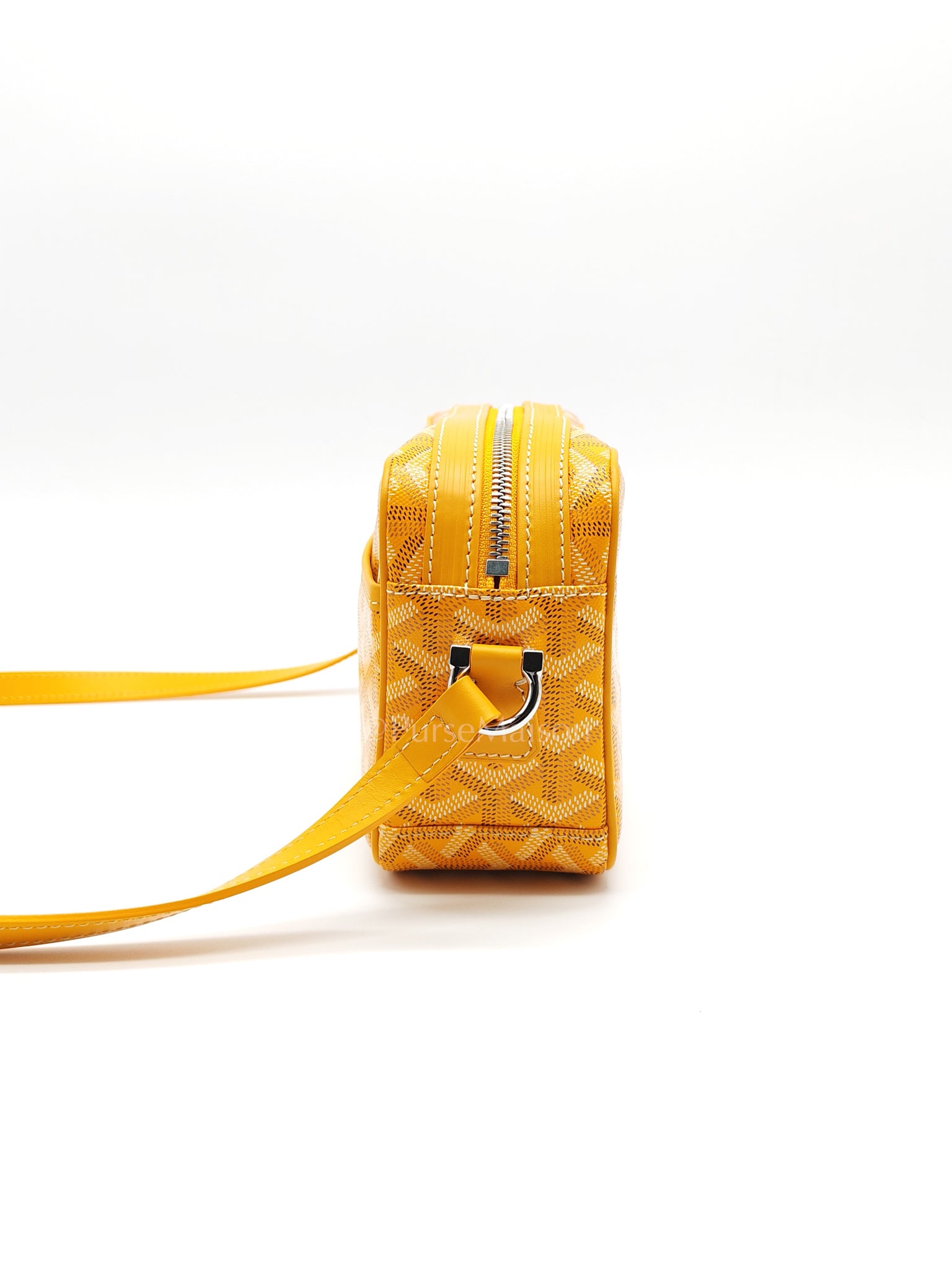 Cap Vert PM in Yellow Goyardine Canvas Crossbody Bag | Purse Maison Luxury Bags Shop