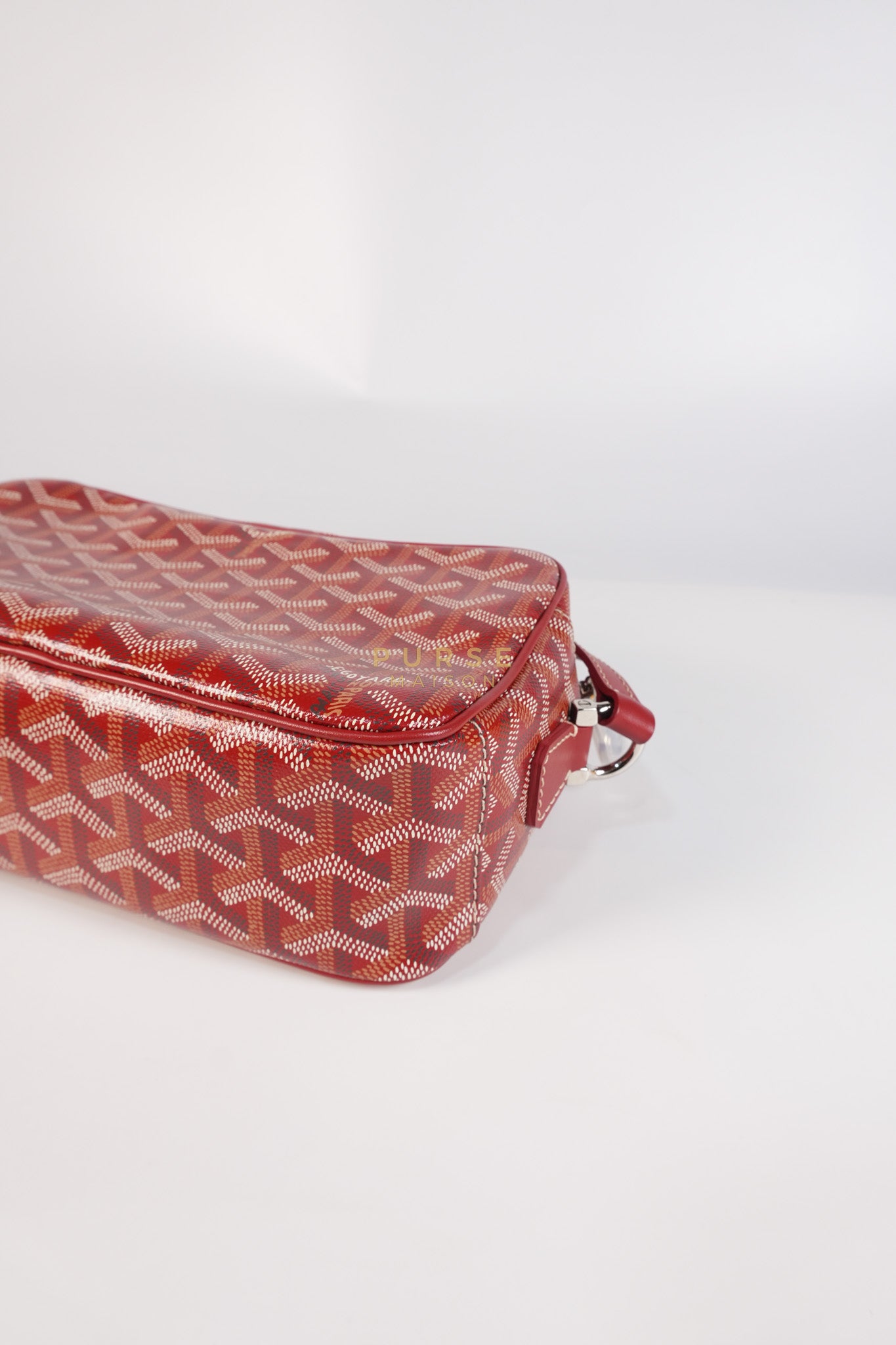 Cap Vert Red in Goyardine Canvas | Purse Maison Luxury Bags Shop