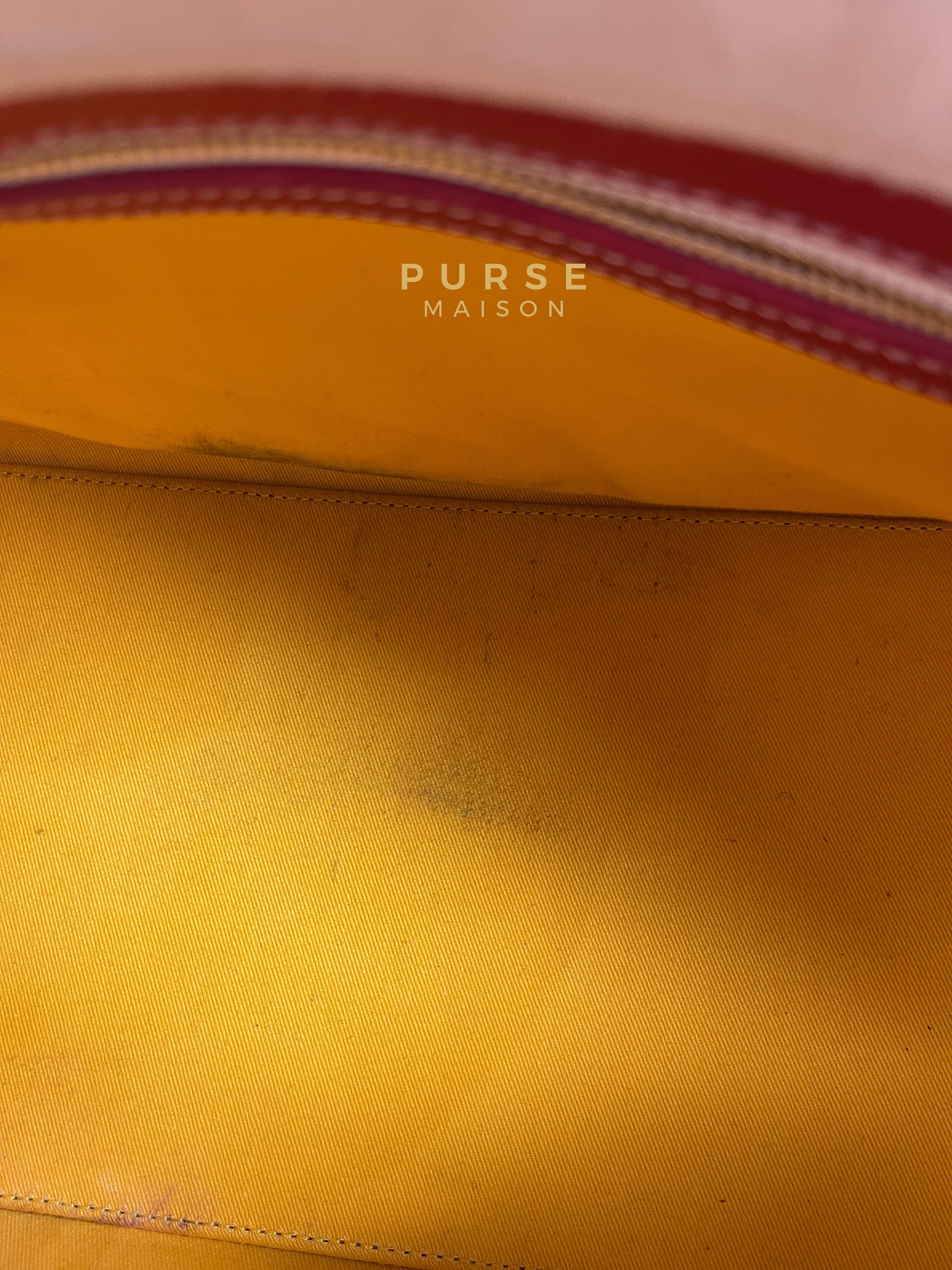 Goyard Croisiere 35 Coated Canvas Rouge | Purse Maison Luxury Bags Shop