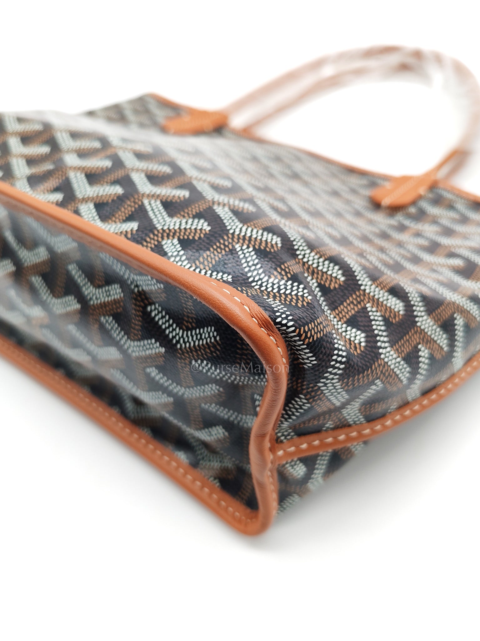 Goyard Mini Anjou in Tan Goyardine Canvas | Purse Maison Luxury Bags Shop