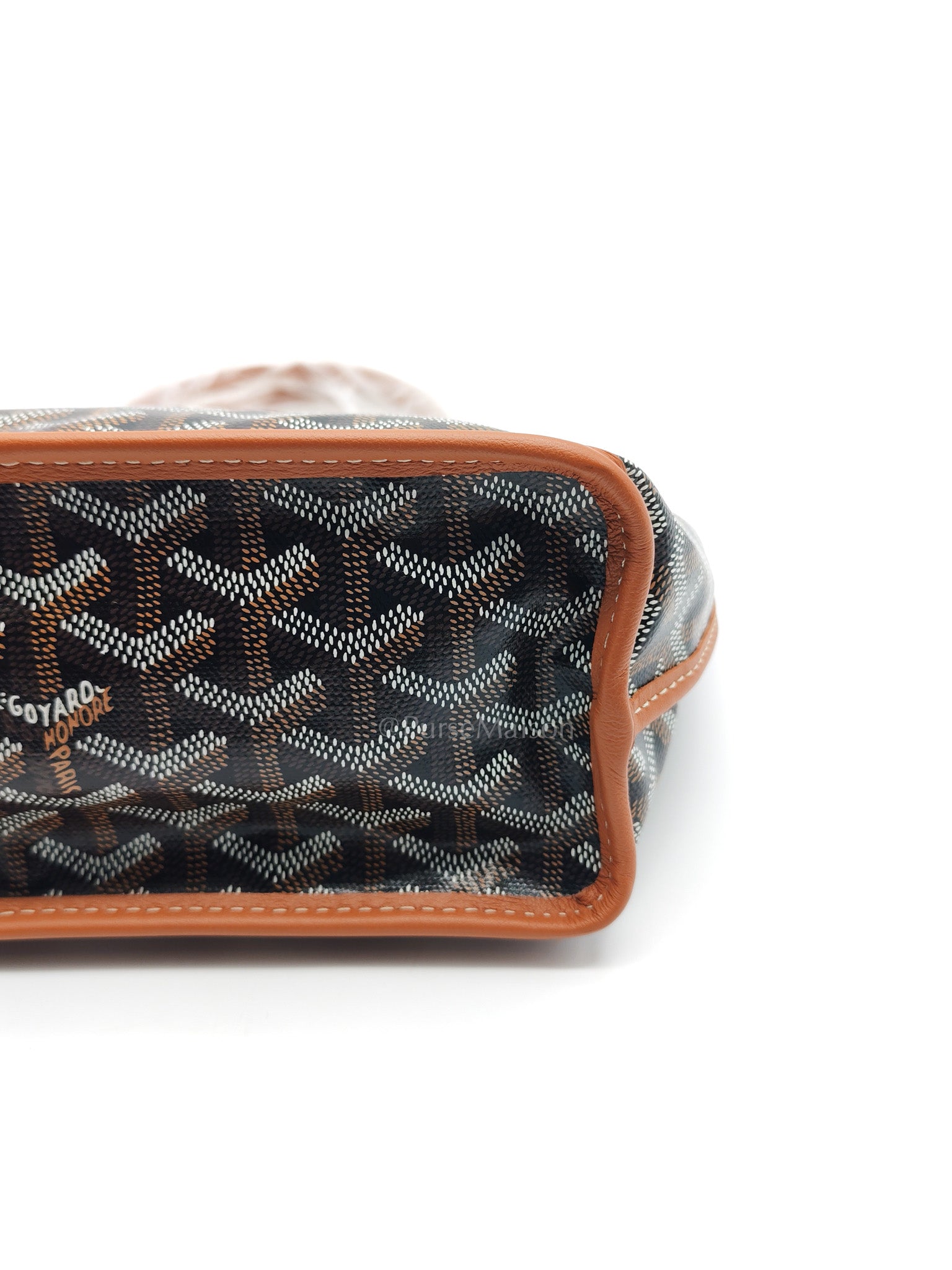 Goyard Mini Anjou in Tan Goyardine Canvas | Purse Maison Luxury Bags Shop