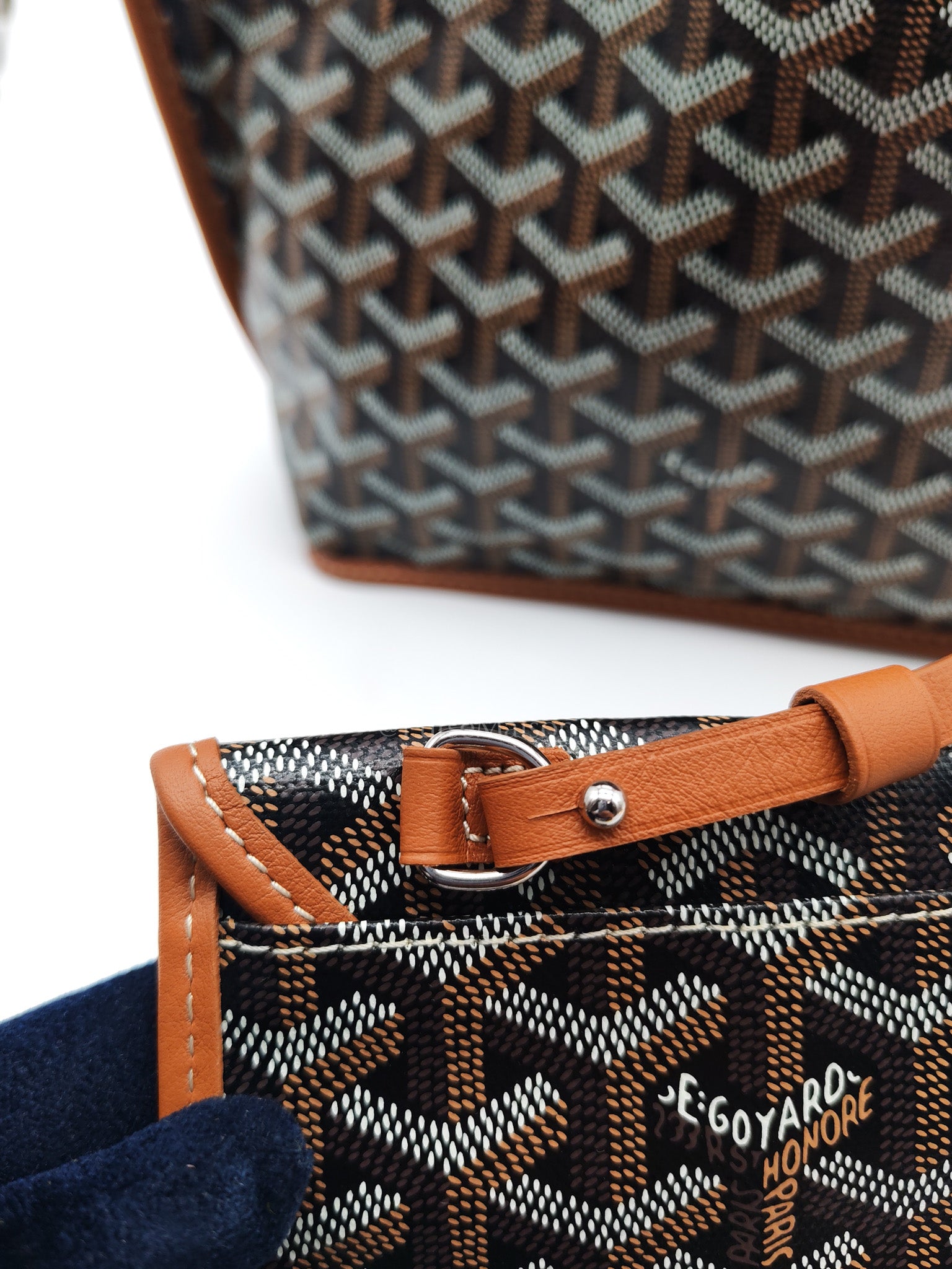 Goyard Mini Anjou in Tan Goyardine Canvas | Purse Maison Luxury Bags Shop