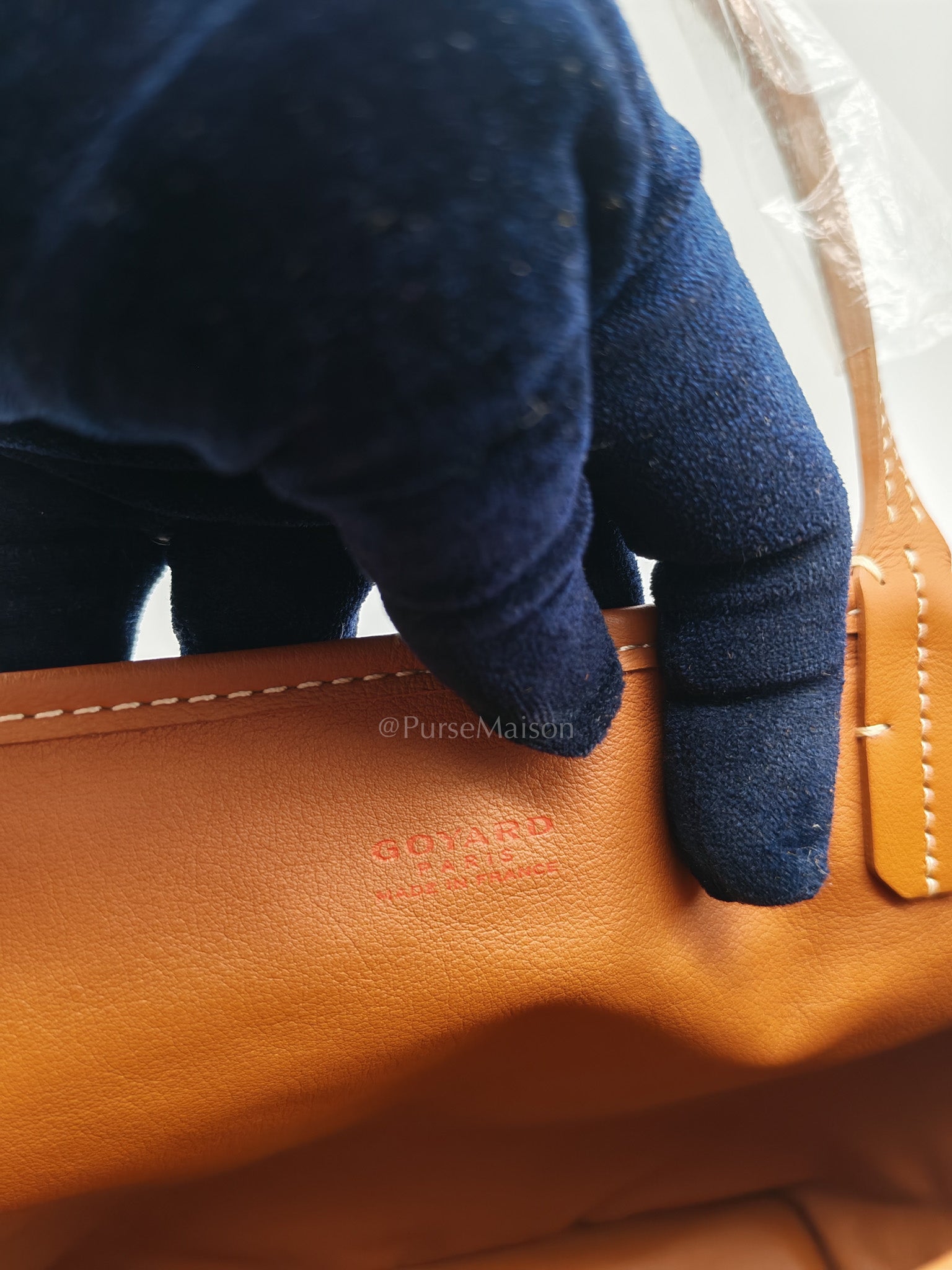 Goyard Mini Anjou in Tan Goyardine Canvas | Purse Maison Luxury Bags Shop