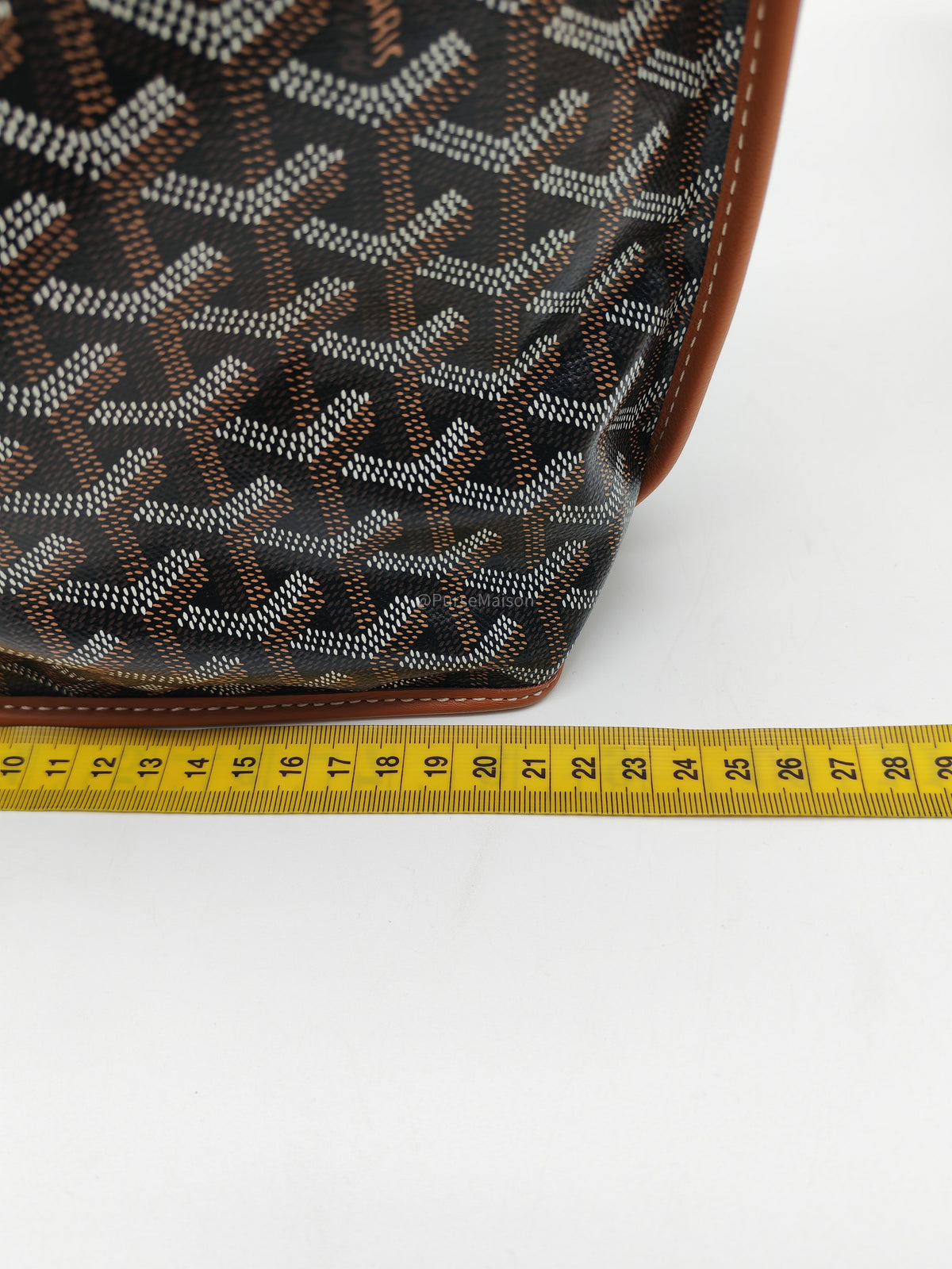 Goyard Mini Anjou Tote Bag in Tan Goyardine Canvas | Purse Maison Luxury Bags Shop