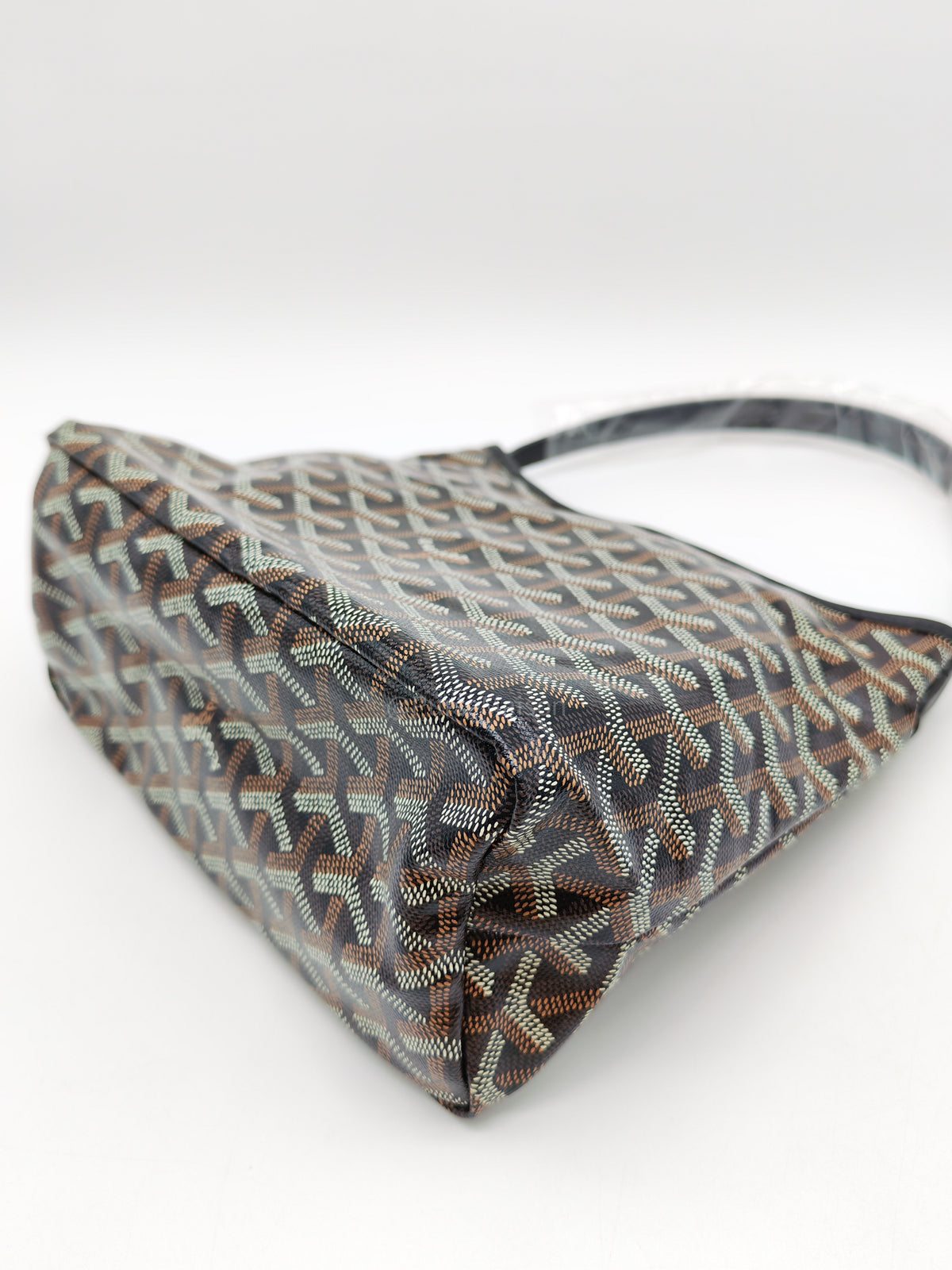 Goyard Mini Boheme Hobo Bag in Black Goyadine Canvas | Purse Maison Luxury Bags Shop