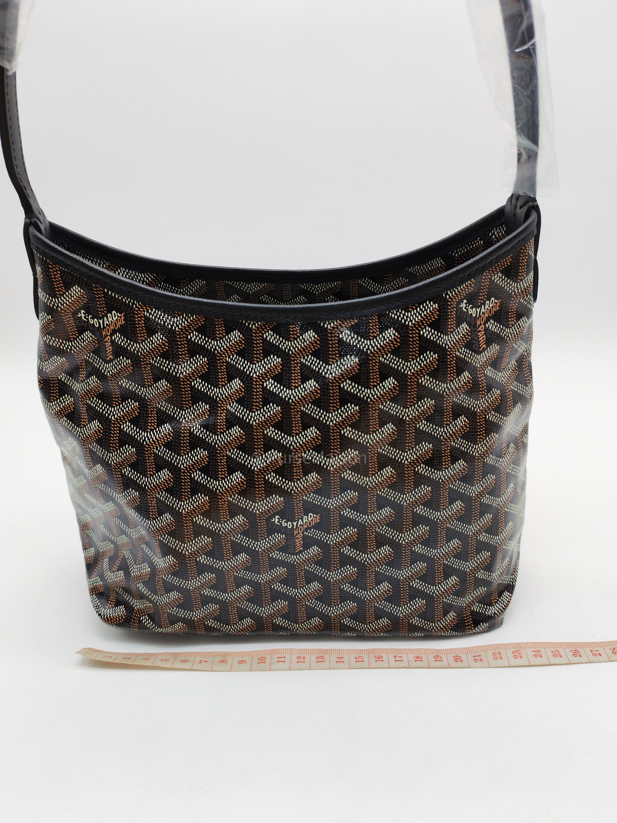 Goyard Mini Boheme Hobo Bag in Black Goyadine Canvas | Purse Maison Luxury Bags Shop