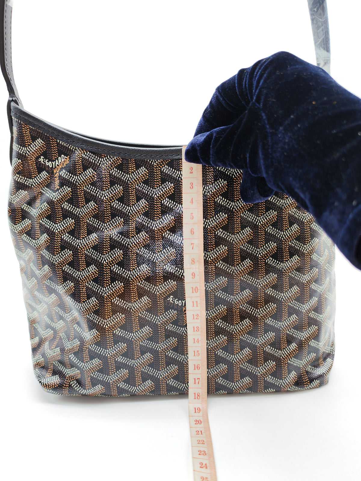 Goyard Mini Boheme Hobo Bag in Black Goyadine Canvas | Purse Maison Luxury Bags Shop