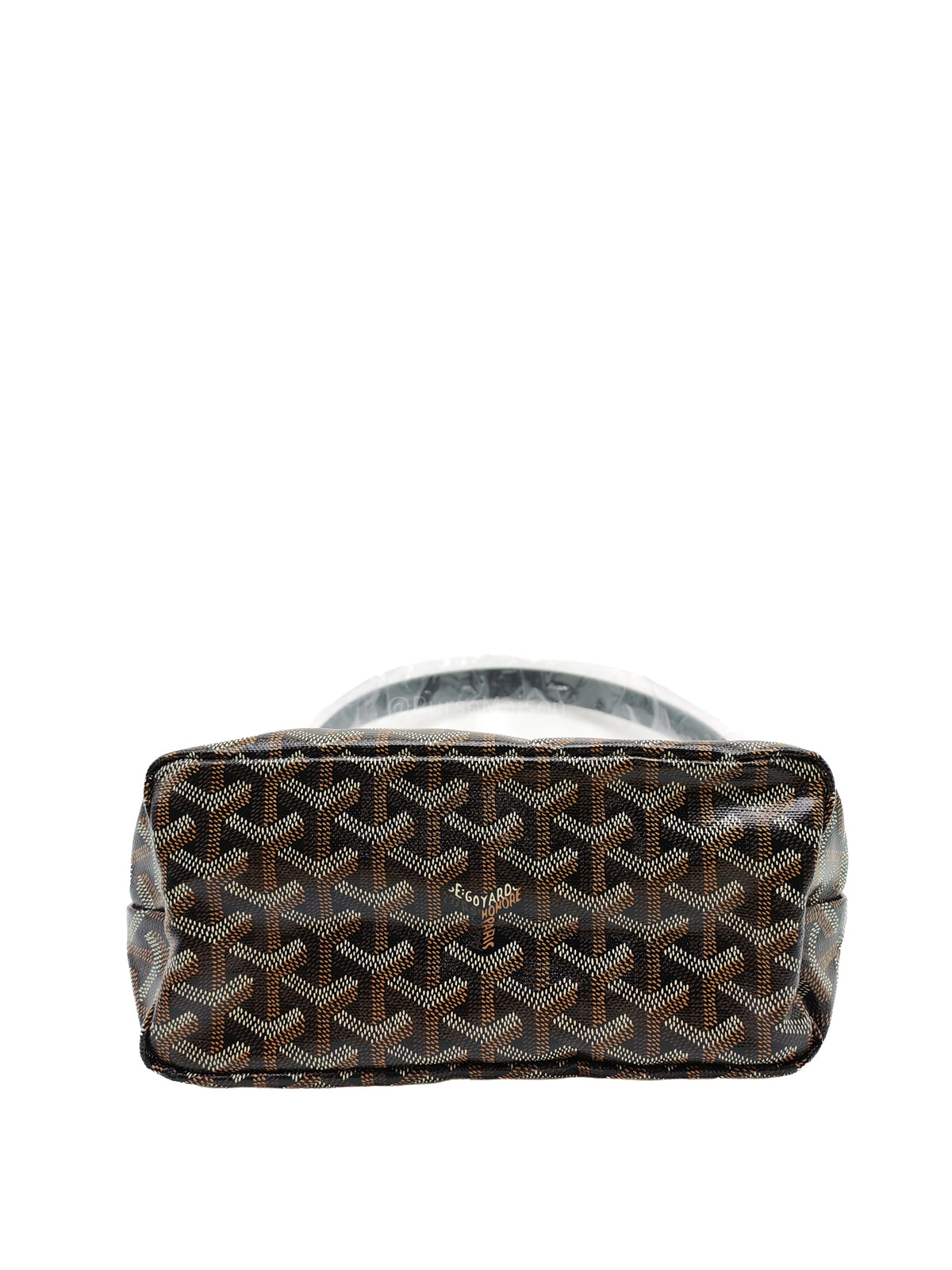 Goyard Mini Boheme Hobo Bag in Black Goyadine Canvas | Purse Maison Luxury Bags Shop