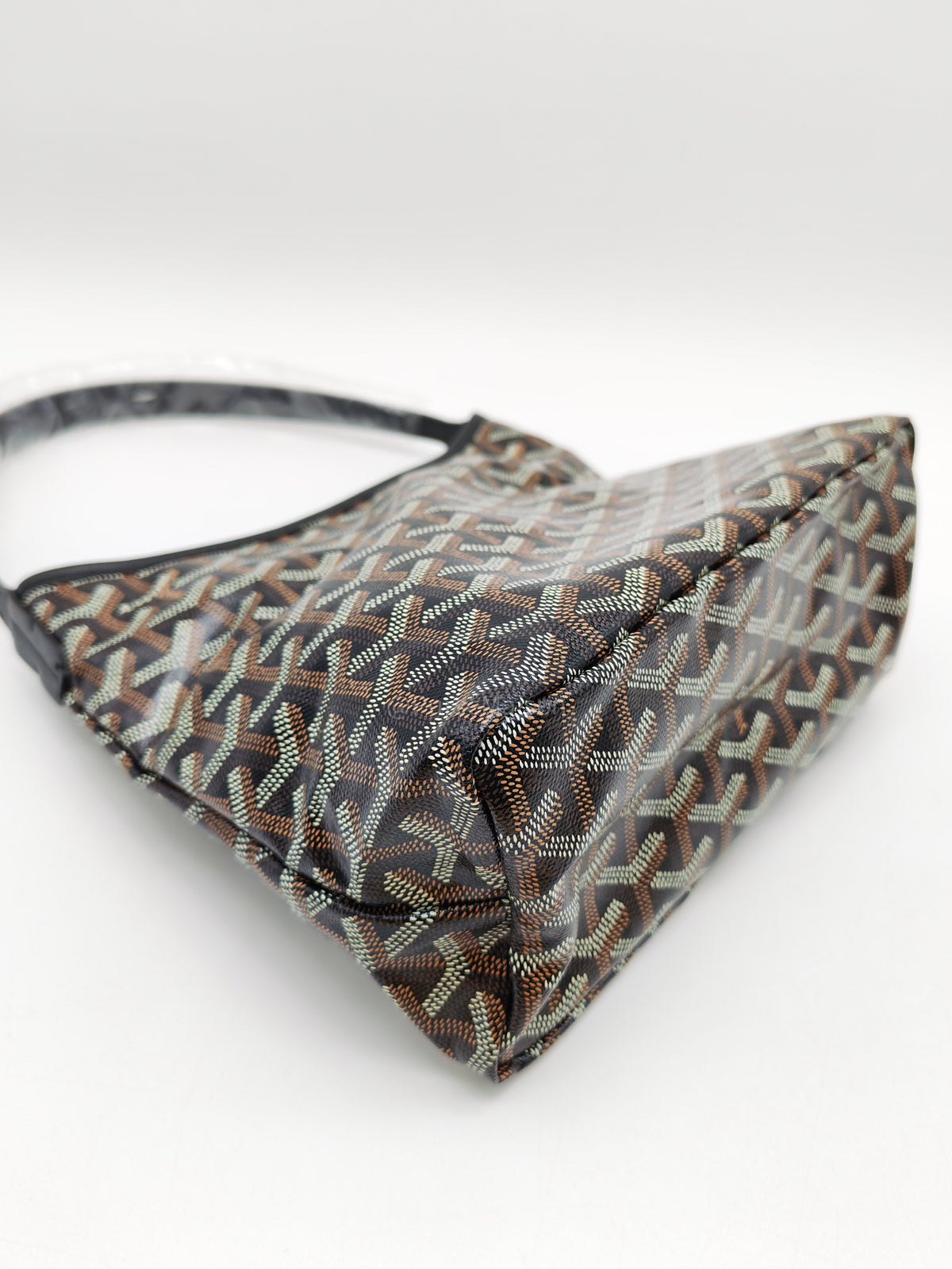 Goyard Mini Boheme Hobo Bag in Black Goyadine Canvas | Purse Maison Luxury Bags Shop