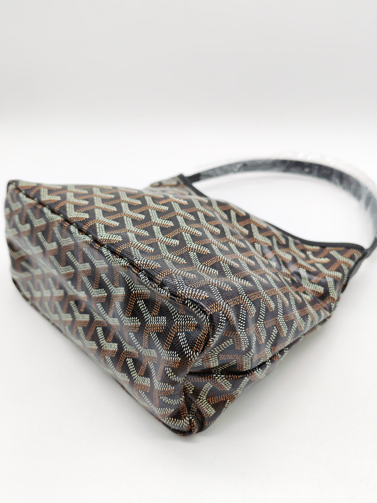 Goyard Mini Boheme Hobo Bag in Black Goyadine Canvas | Purse Maison Luxury Bags Shop