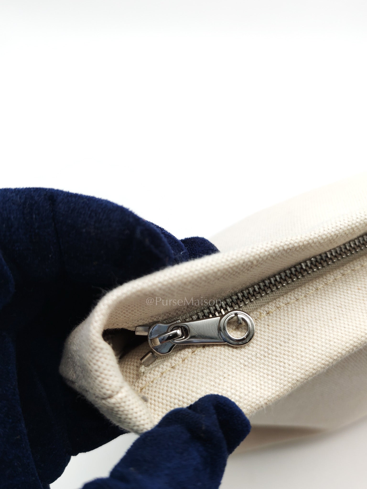 Goyard Necessaire Organizer Pouch in Nuetral Canvas | Purse Maison Luxury Bags Shop