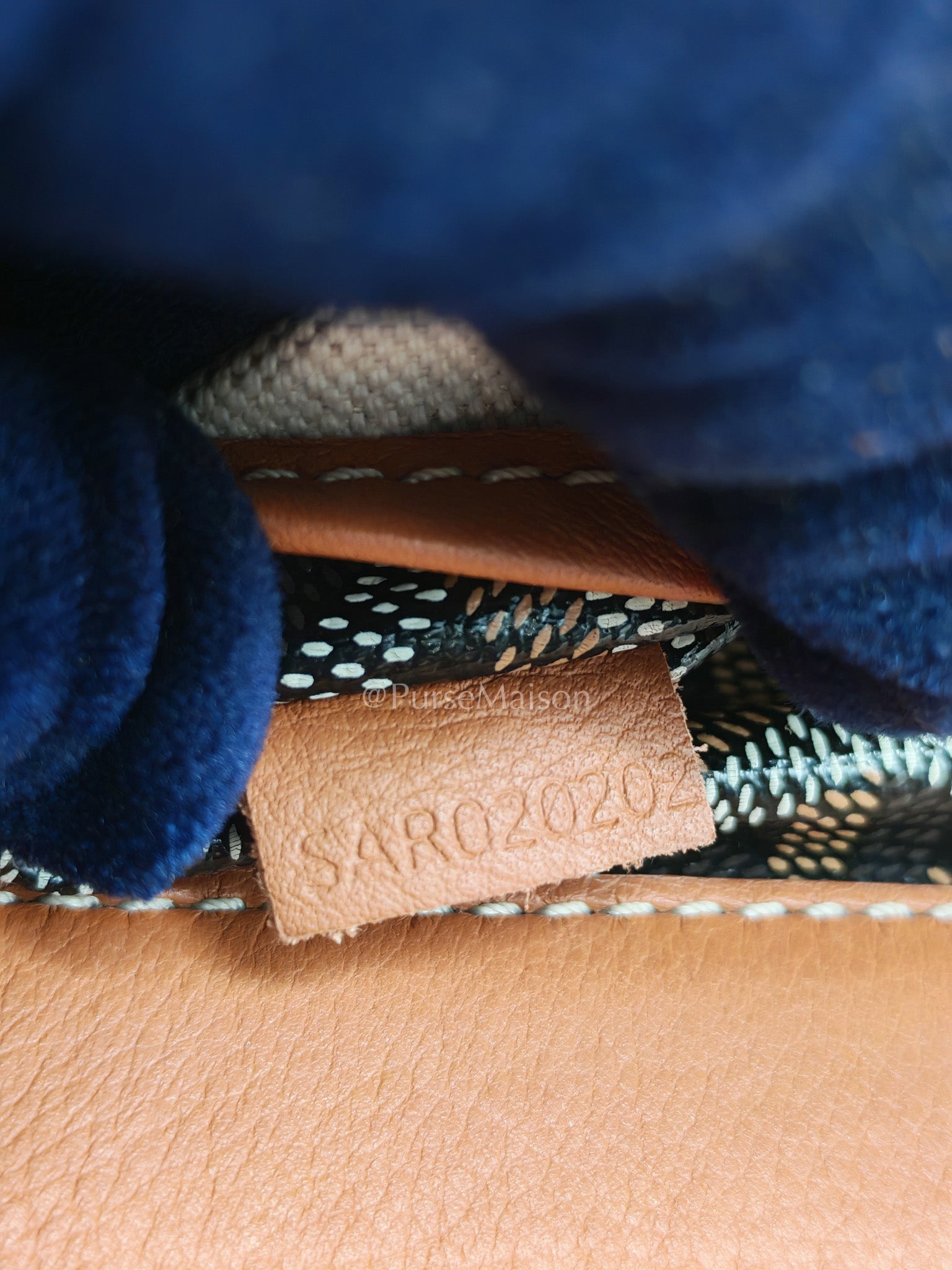 Goyard Rouette Bag in Black/Tan Goyardine Canvas and Chevroches Calfskin Leather | Purse Maison Luxury Bags Shop