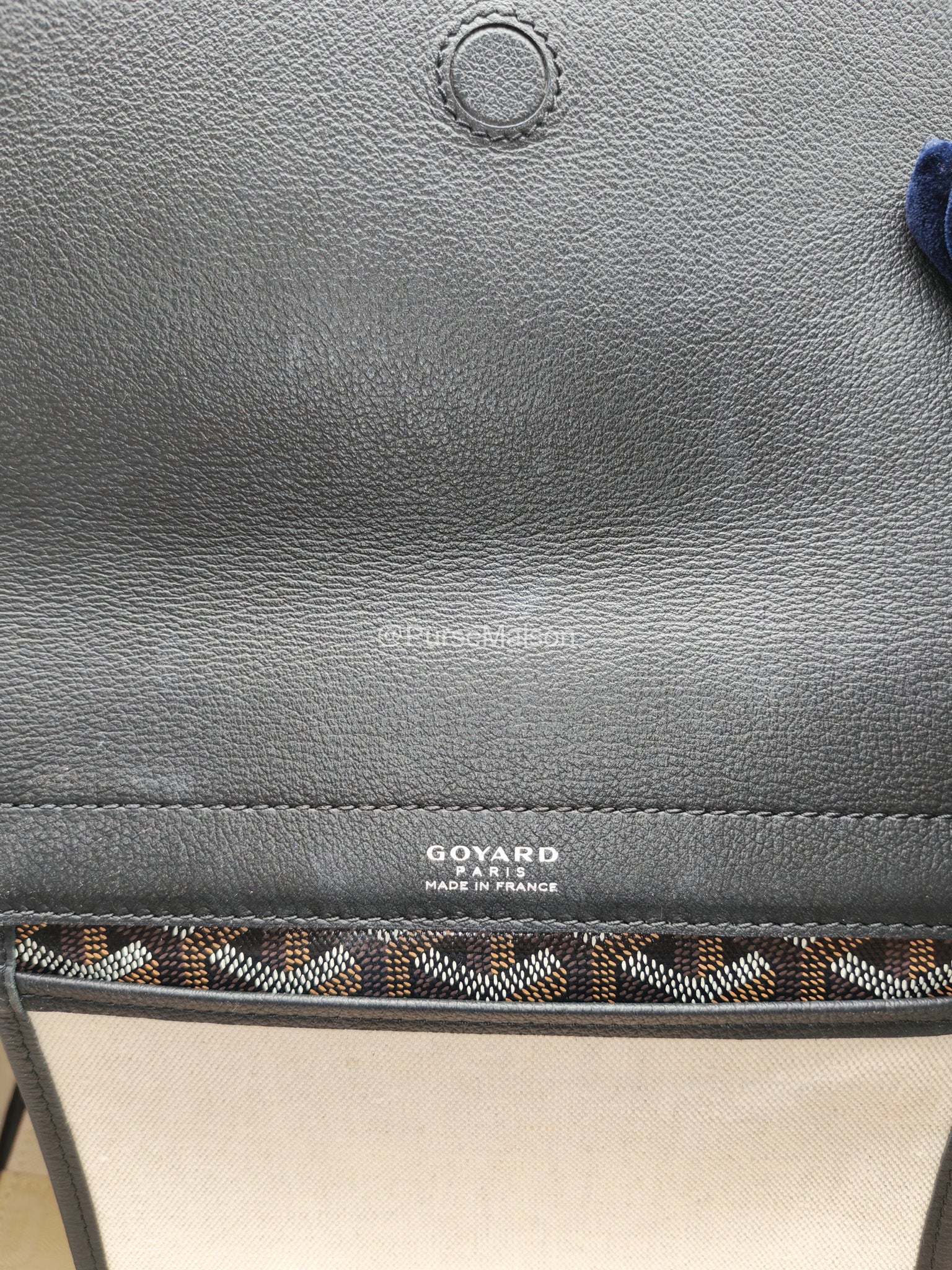Goyard Rouette Souple PM in BLack Goyardine Canvas | Purse Maison Luxury Bags Shop