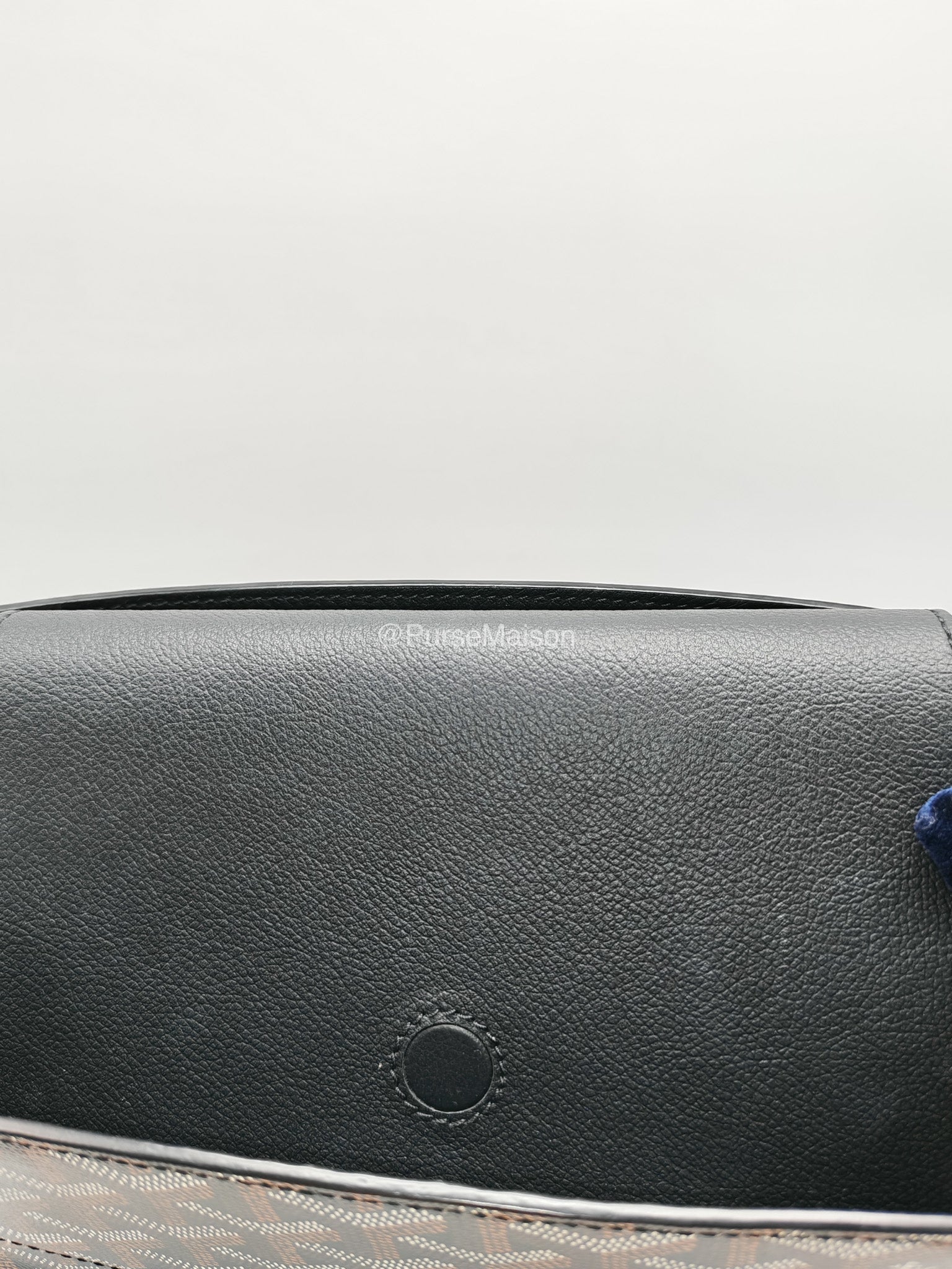 Goyard Rouette Souple PM in BLack Goyardine Canvas | Purse Maison Luxury Bags Shop