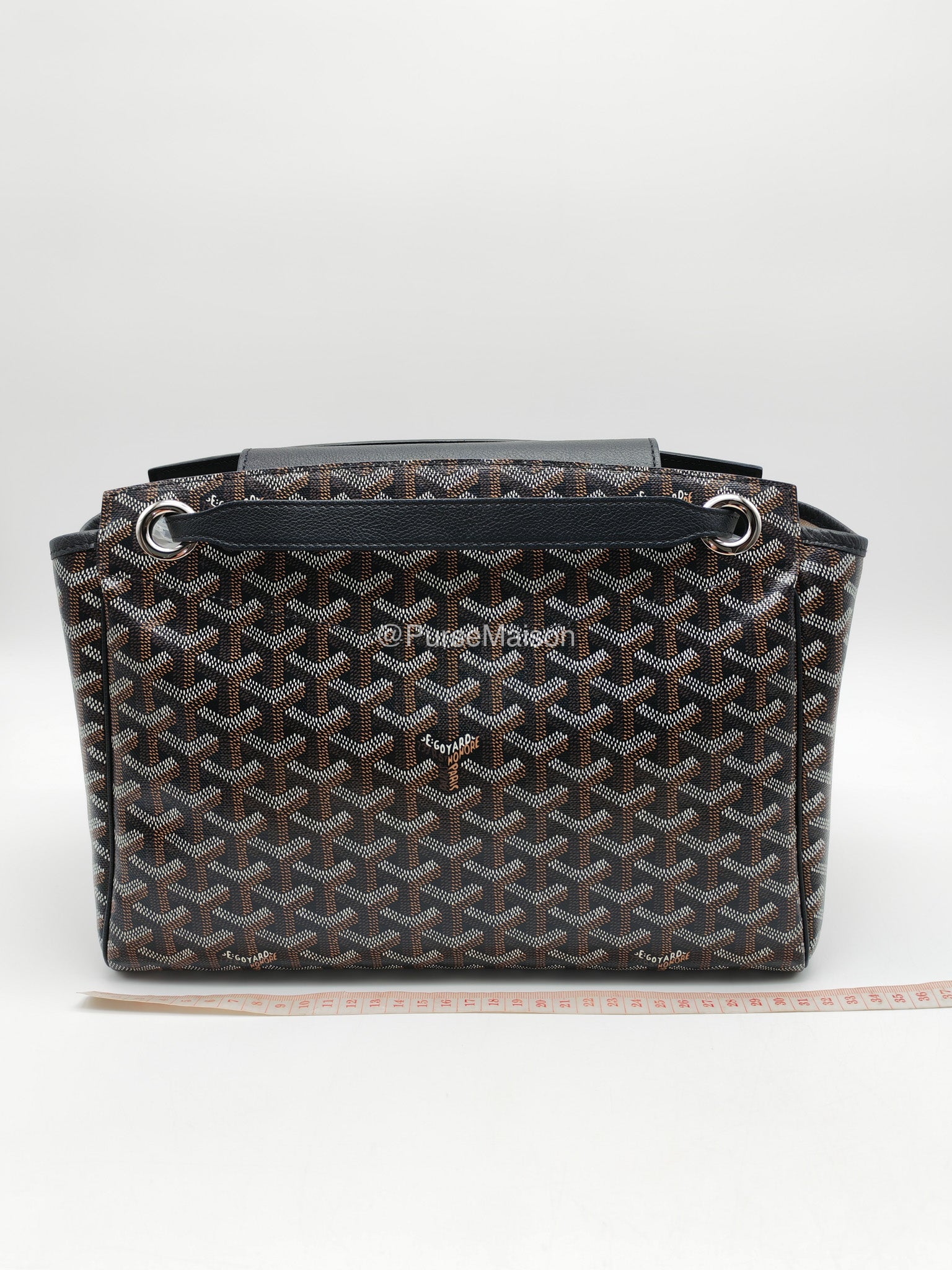 Goyard Rouette Souple PM in BLack Goyardine Canvas | Purse Maison Luxury Bags Shop