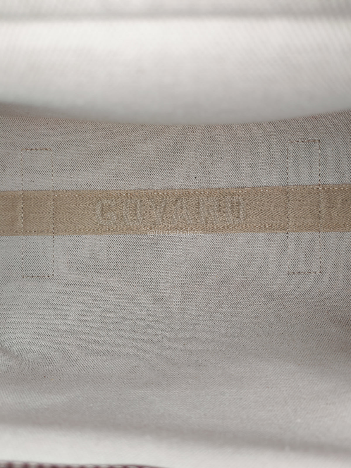 Goyard Rouette Souple Shoulder Bag PM in Burgundy Goyardine Canvas | Purse Maison Luxury Bags Shop
